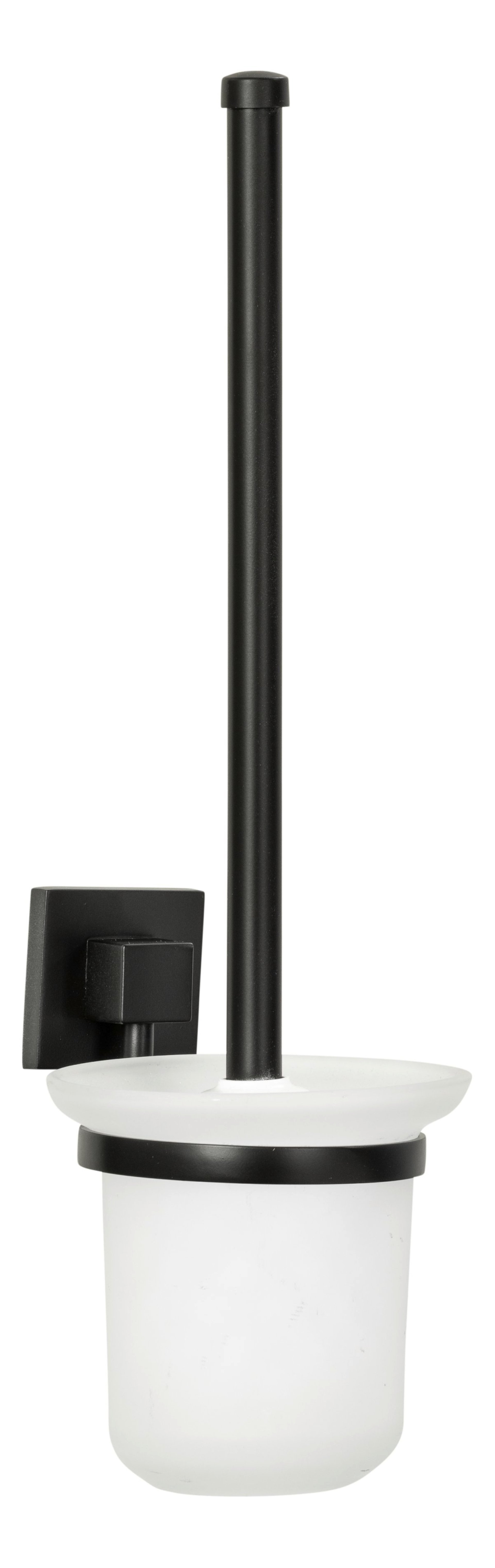 Fackelmann NEW YORK Toiletten Bürste mit Halter, Schwarz matt Fackelmann NEW YORK Toiletten Bürste mit Halter, Schwarz matt