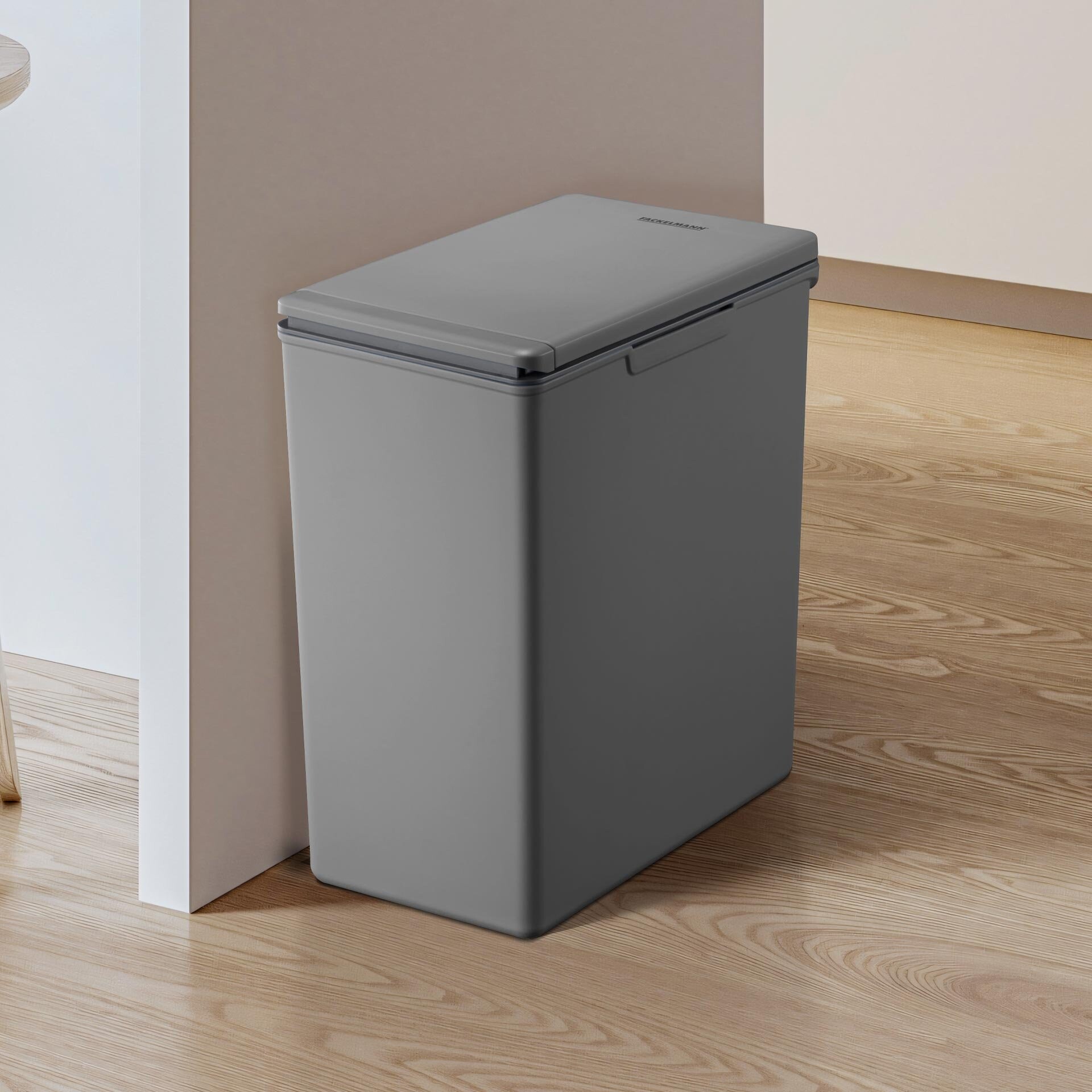 FACKELMANN OSLO Mülleimer 20L, Grau