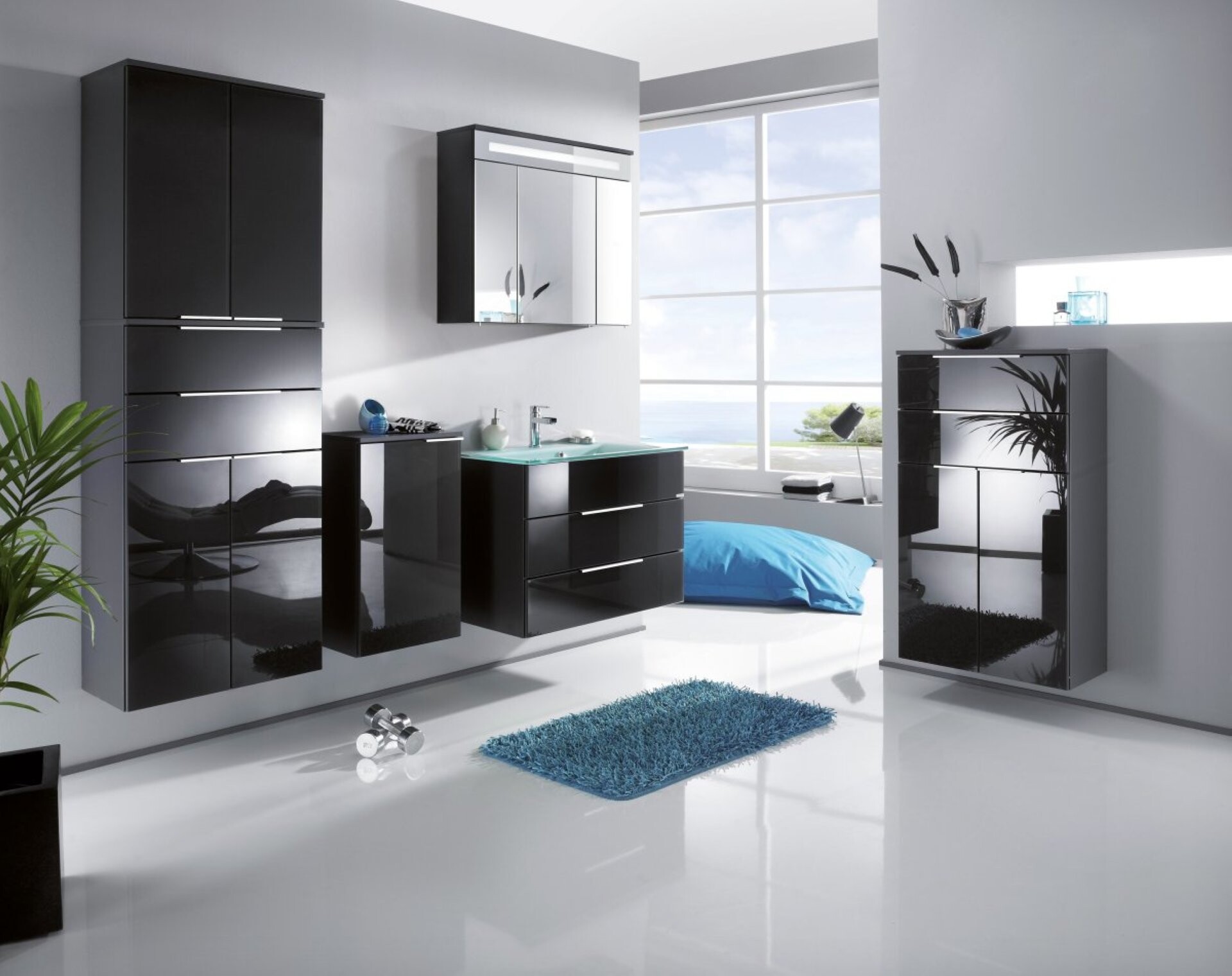 Fackelmann KARA Midischrank 61 cm, Anthrazit Fackelmann KARA Midischrank 61 cm, Anthrazit