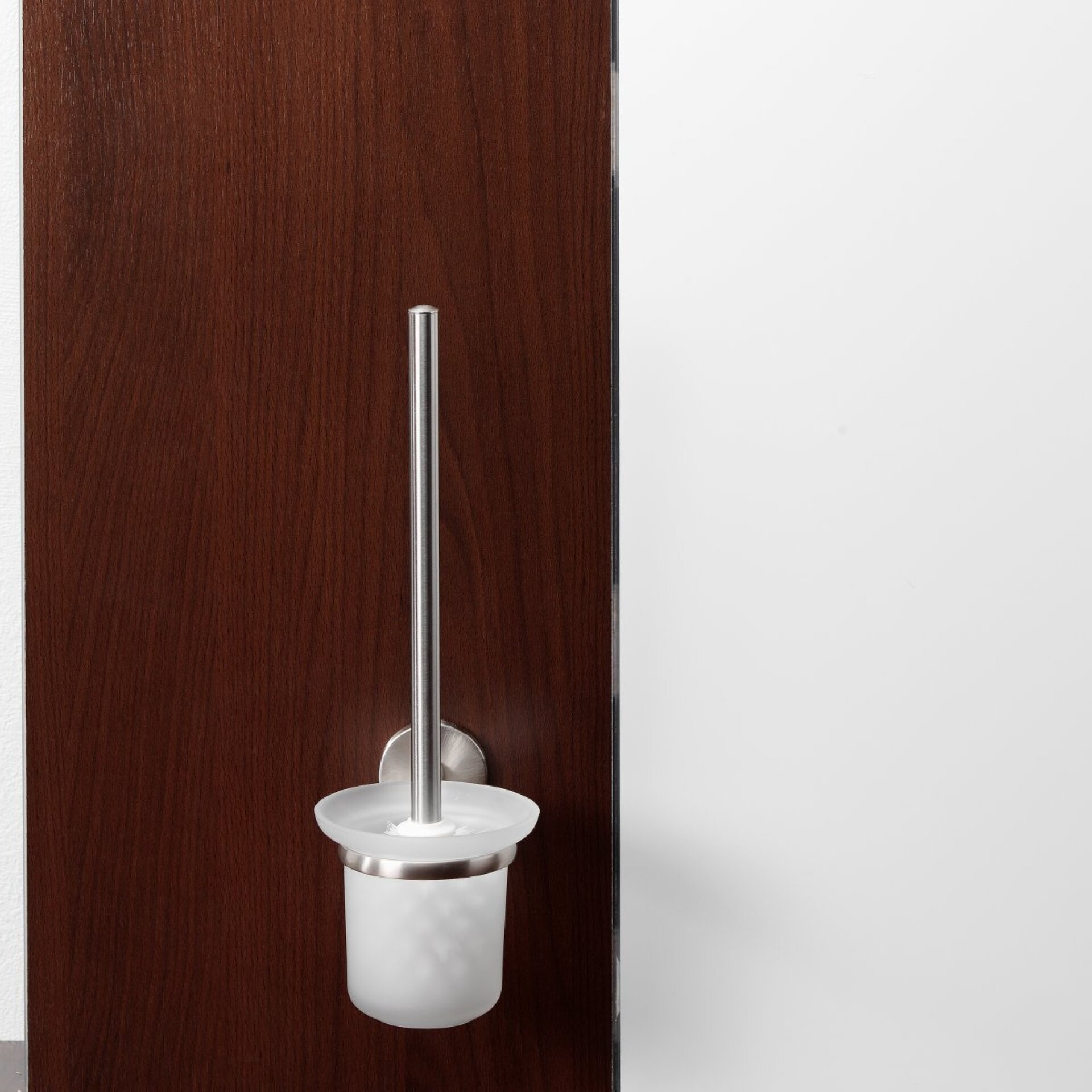 Fackelmann FUSION Toilettenbürste mit Halter, Edelstahloptik Fackelmann FUSION Toilettenbürste mit Halter, Edelstahloptik