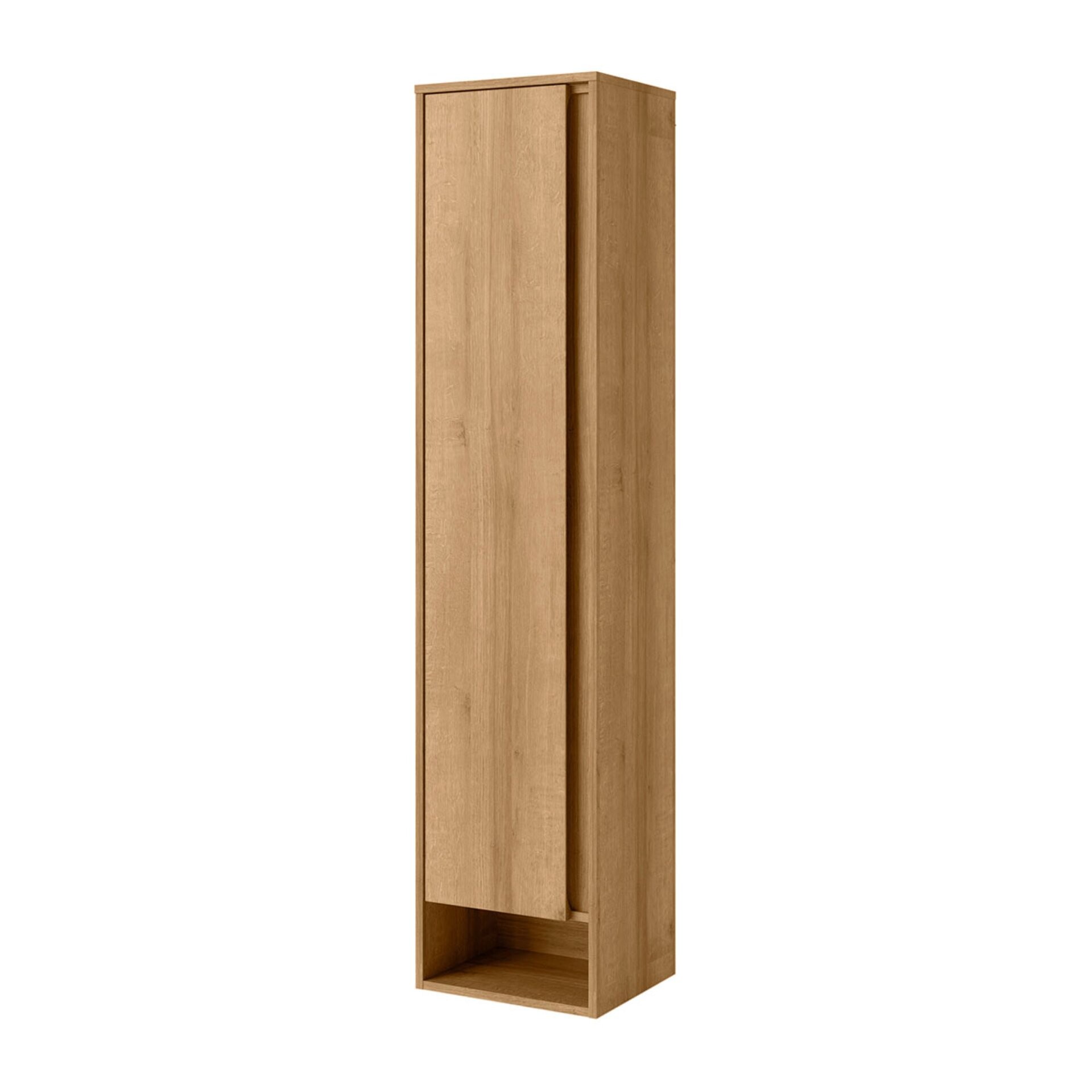 Fackelmann NATURA Hochschrank links, 38 cm breit, Braun hell Fackelmann NATURA Hochschrank links, 38 cm breit, Braun hell