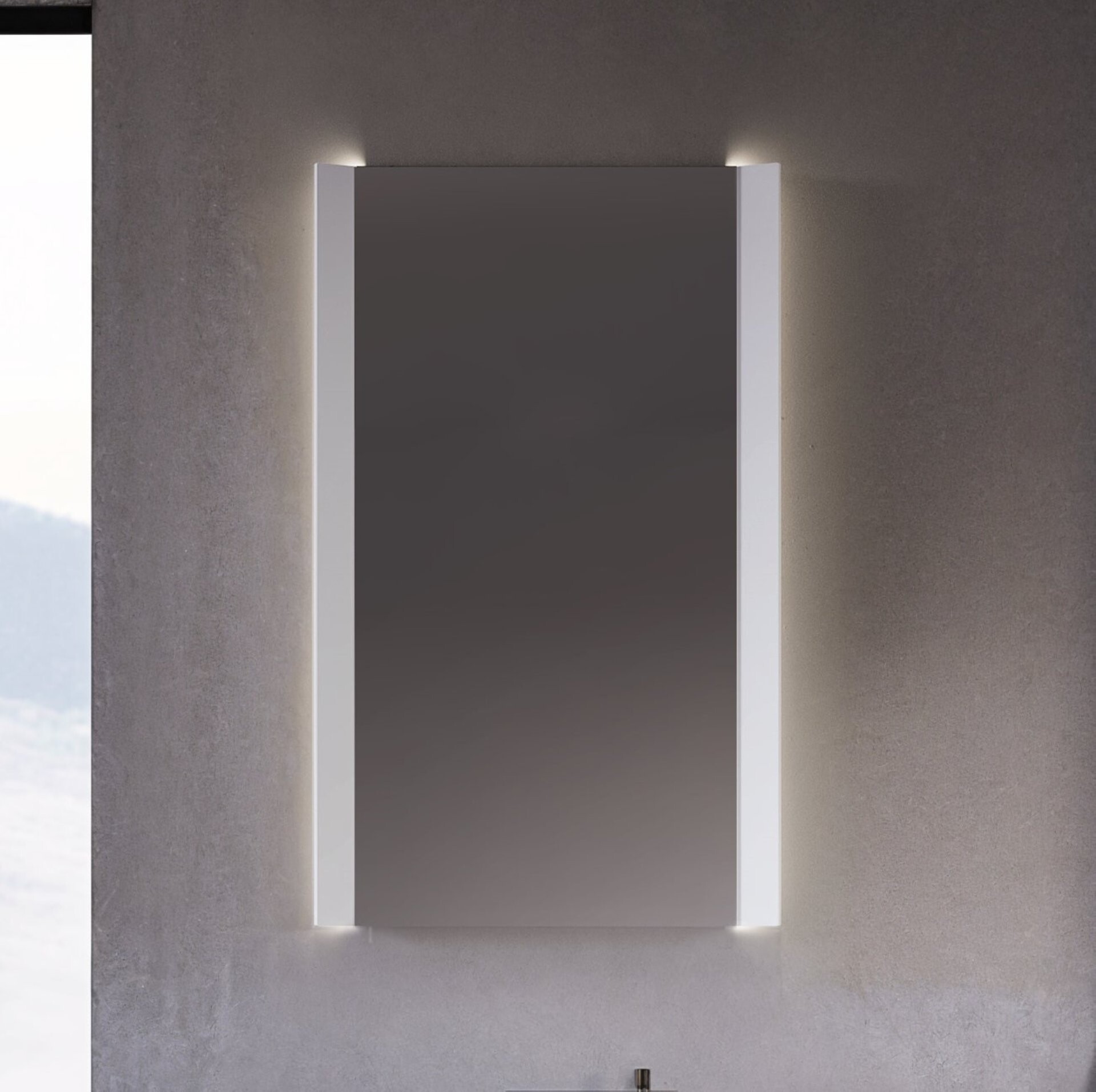 BADEDU IMPERO LED Spiegel 55 cm breit