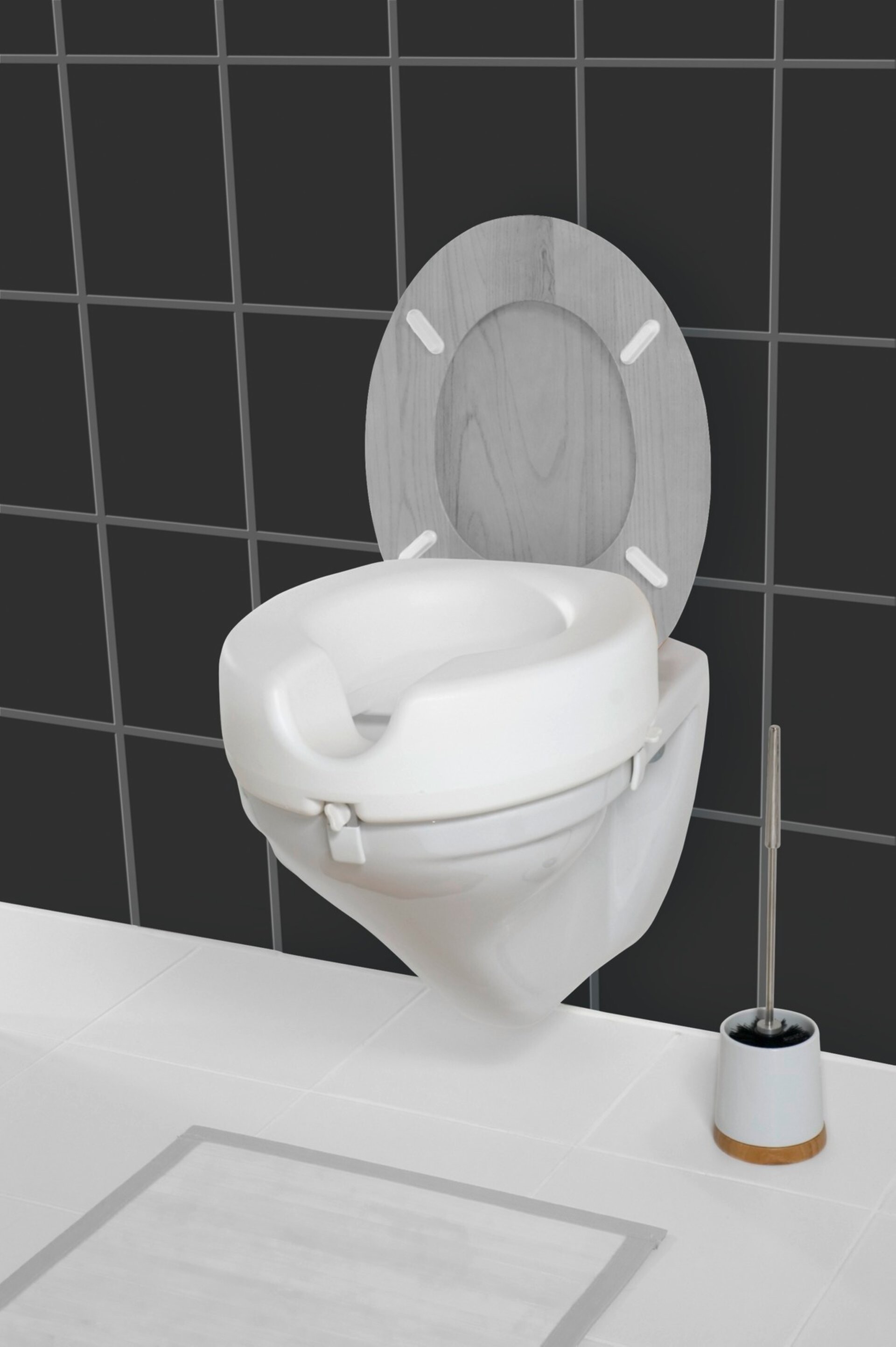 WENKO SECURA WC Sitz-Erhöhung, Weiß, 150 kg Tragkraft WENKO SECURA WC Sitz-Erhöhung, Weiß, 150 kg Tragkraft