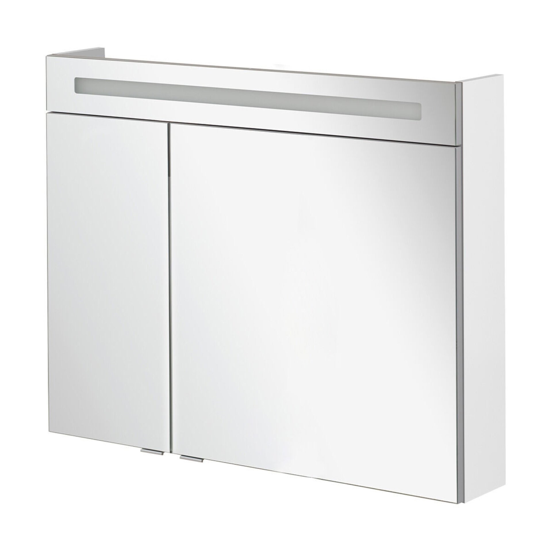 Fackelmann B.CLEVER LED Spiegelschrank 90 cm, Weiß Fackelmann B.CLEVER LED Spiegelschrank 90 cm, Weiß