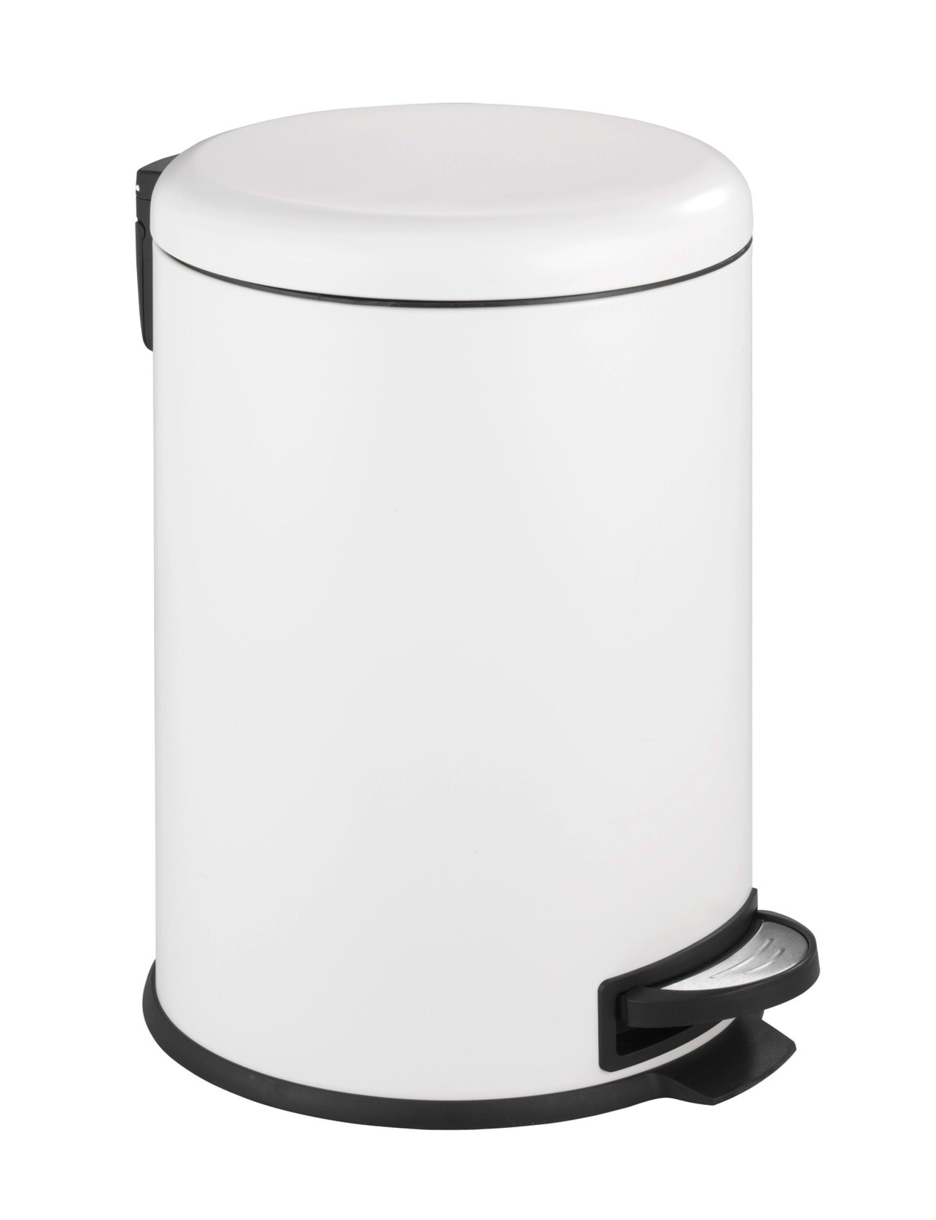 WENKO Leman Kosmetikeimer 20 Liter, Weiß, Easy Close