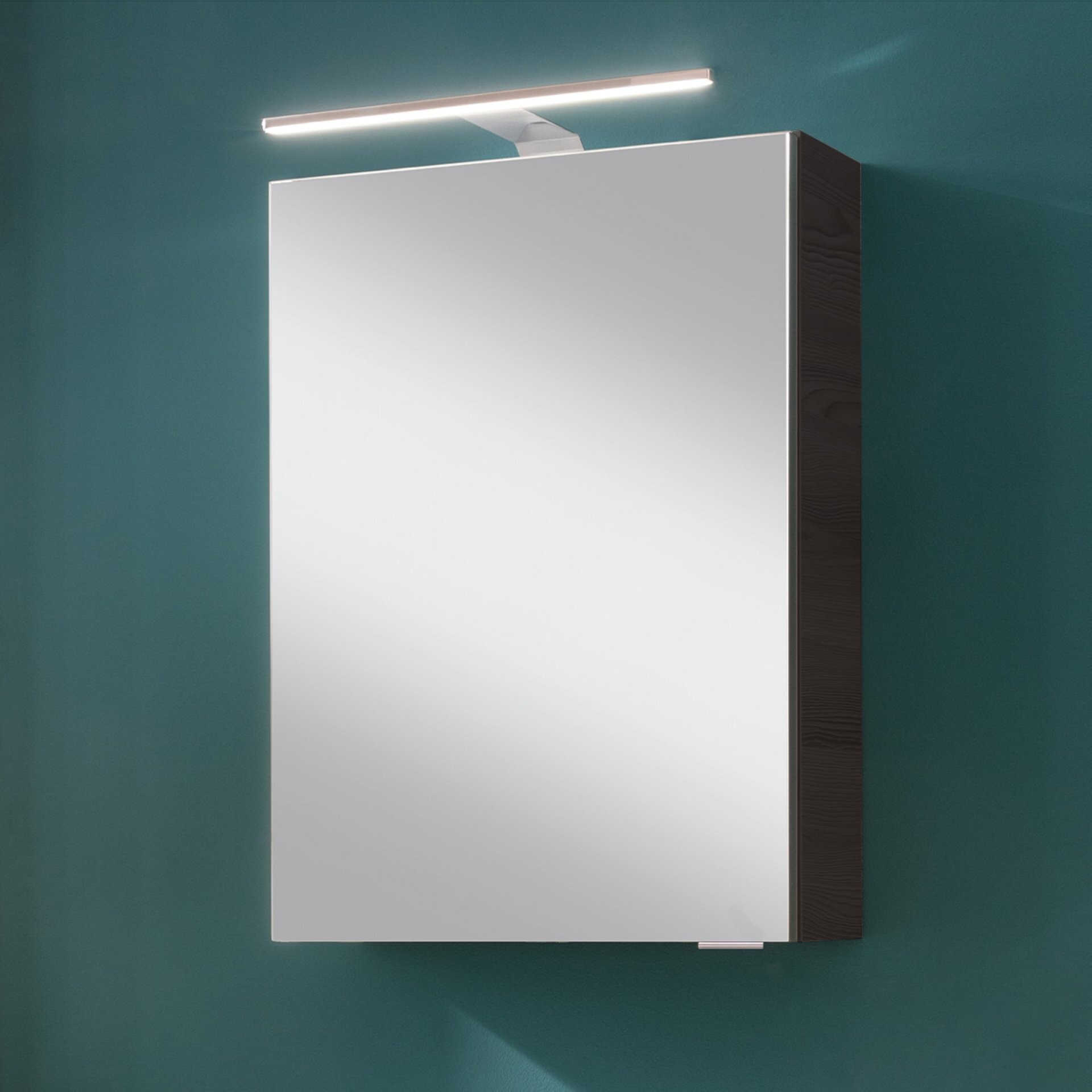 Fackelmann SBC B.PERFEKT Gäste-WC Spiegelschrank 40 cm, Anthrazit Holzoptik, rechts Fackelmann SBC B.PERFEKT Gäste-WC Spiegelschrank 40 cm, Anthrazit Holzoptik, rechts