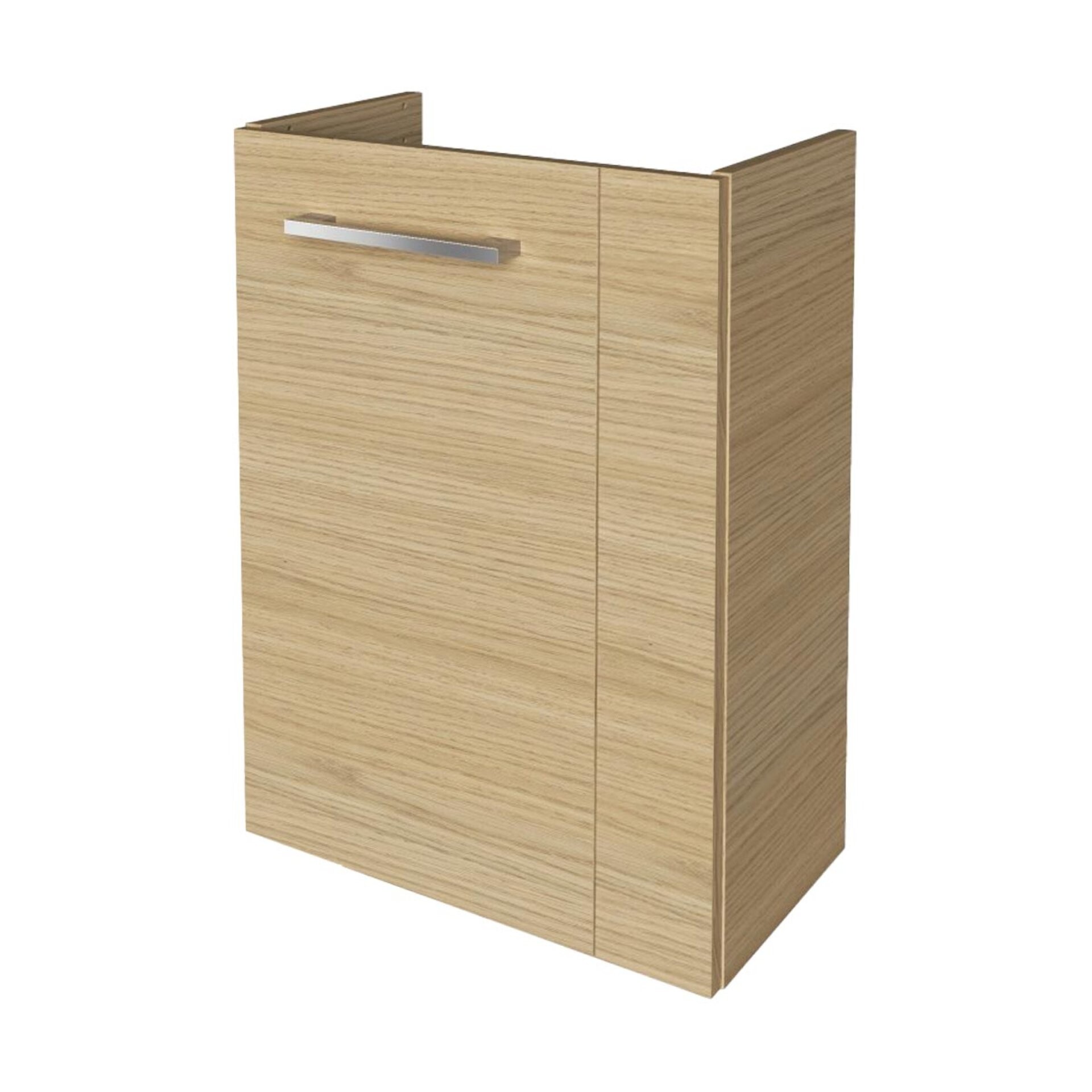 Fackelmann SBC B. STYLE Waschbeckenunterschrank 45 cm, Braun hell, links Fackelmann SBC B. STYLE Waschbeckenunterschrank 45 cm, Braun hell, links
