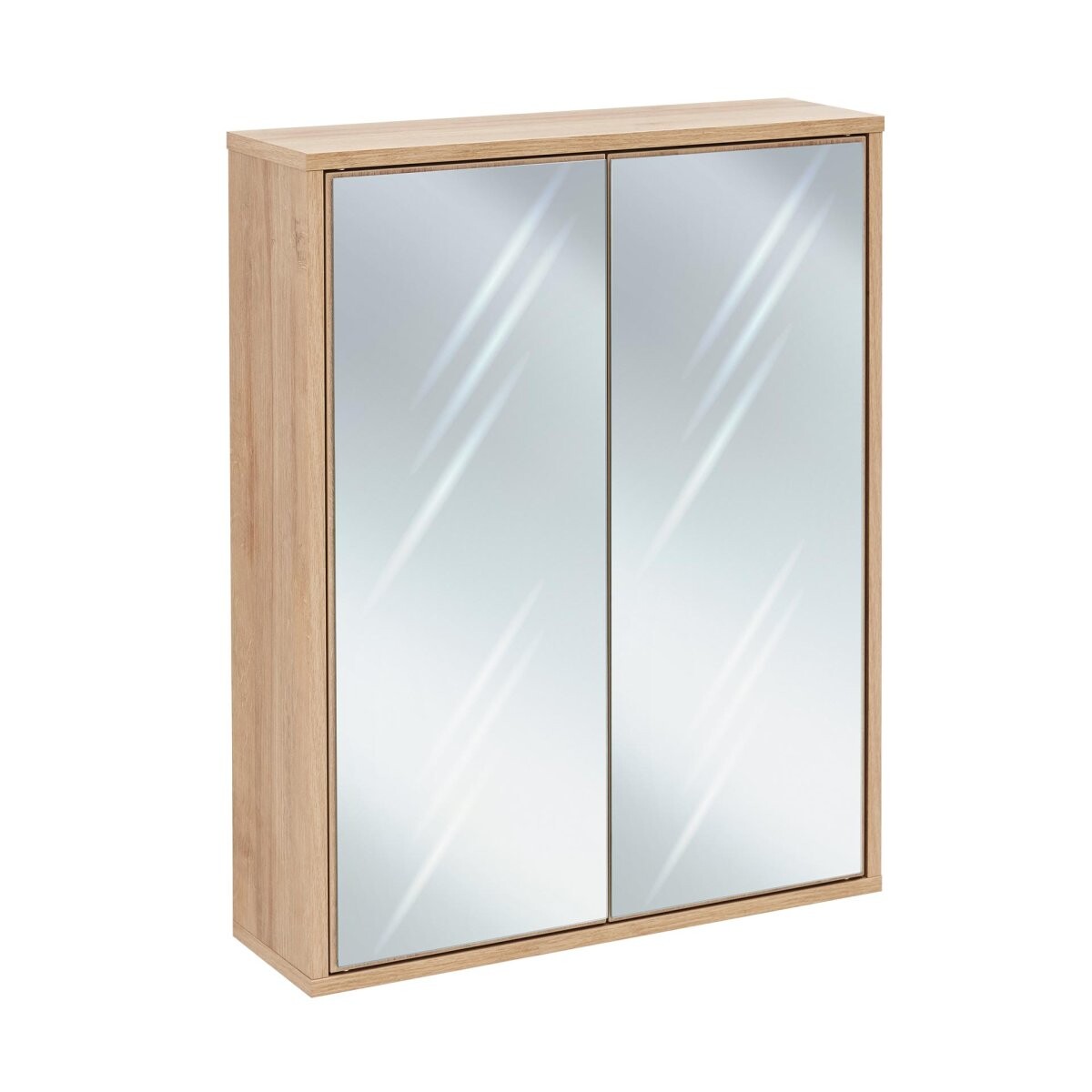 Fackelmann FINN Spiegelschrank 60 cm, Braun hell Fackelmann FINN Spiegelschrank 60 cm, Braun hell