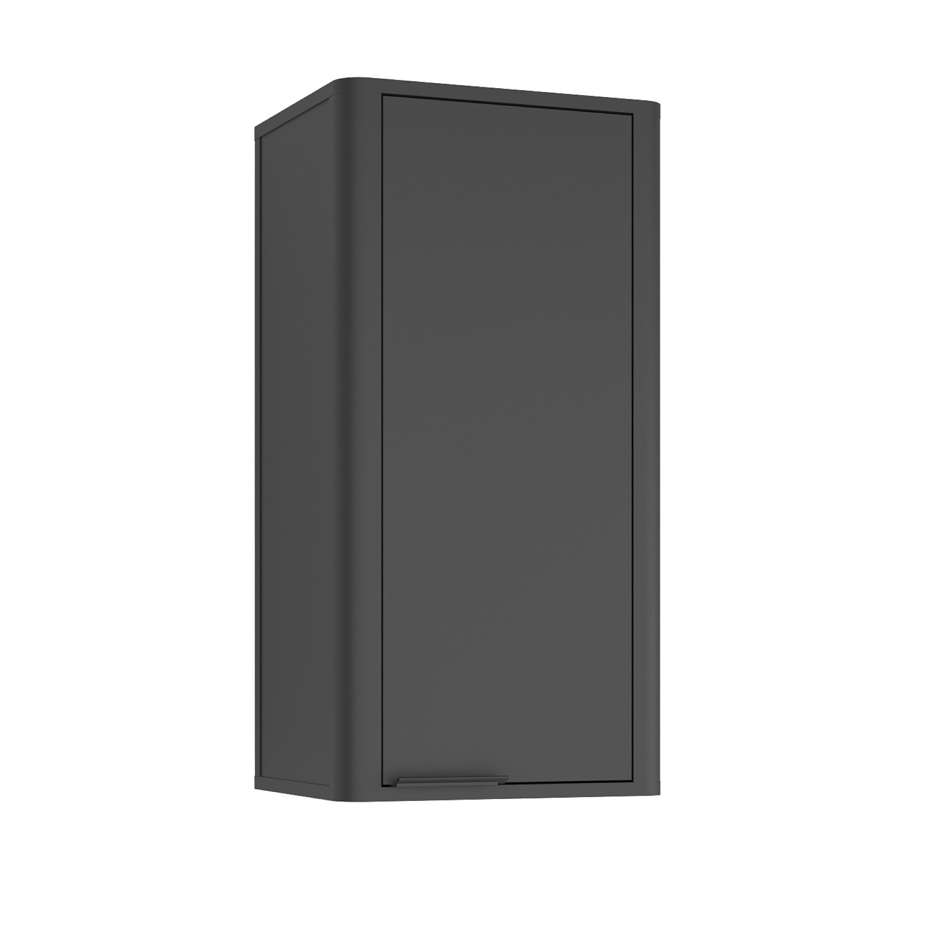 BADEDU SORA Hängeschrank 40 cm breit, Schwarz matt