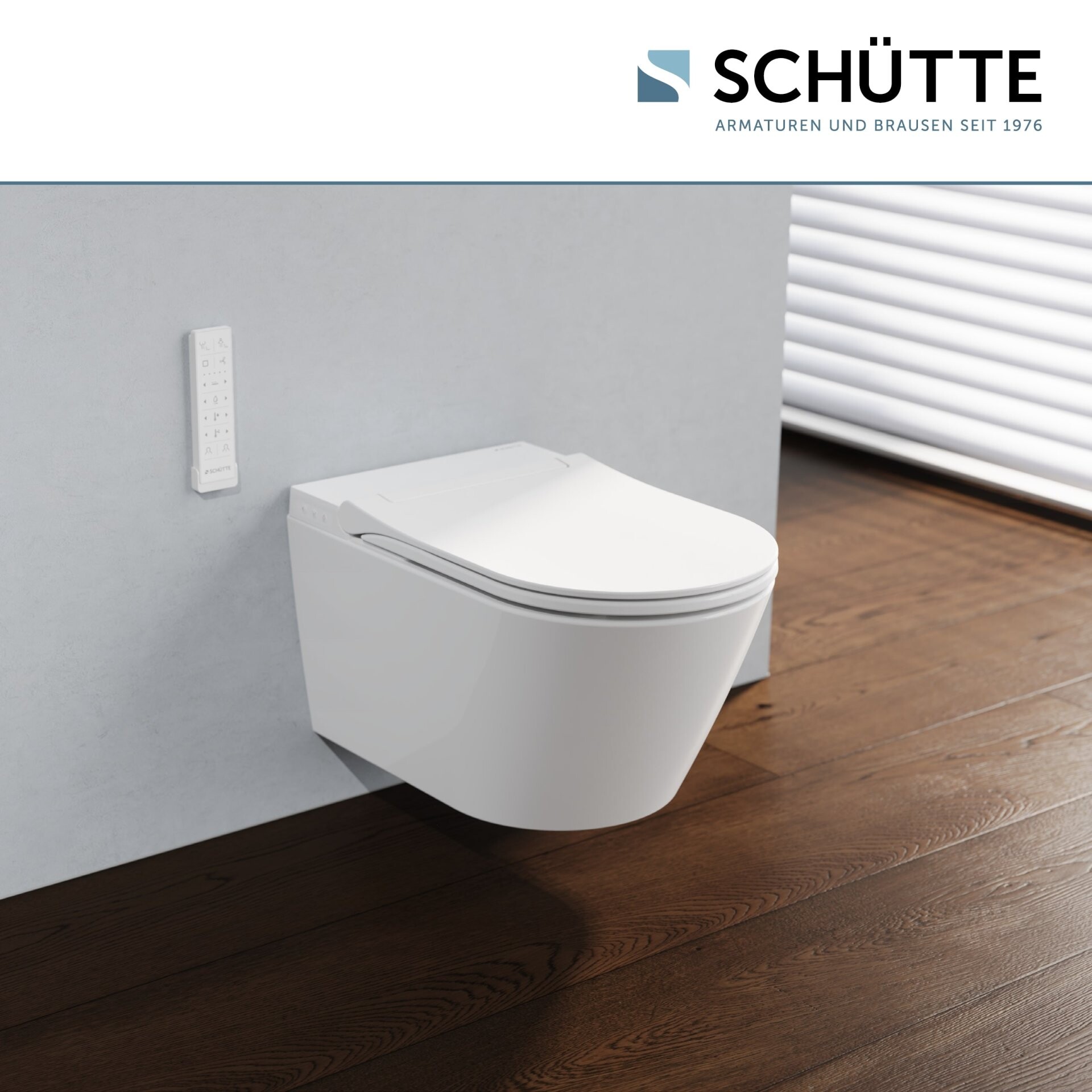 Schütte CESARI PREMIUM Dusch WC, Weiß, spülrandlos, Slim Schütte CESARI PREMIUM Dusch WC, Weiß, spülrandlos, Slim