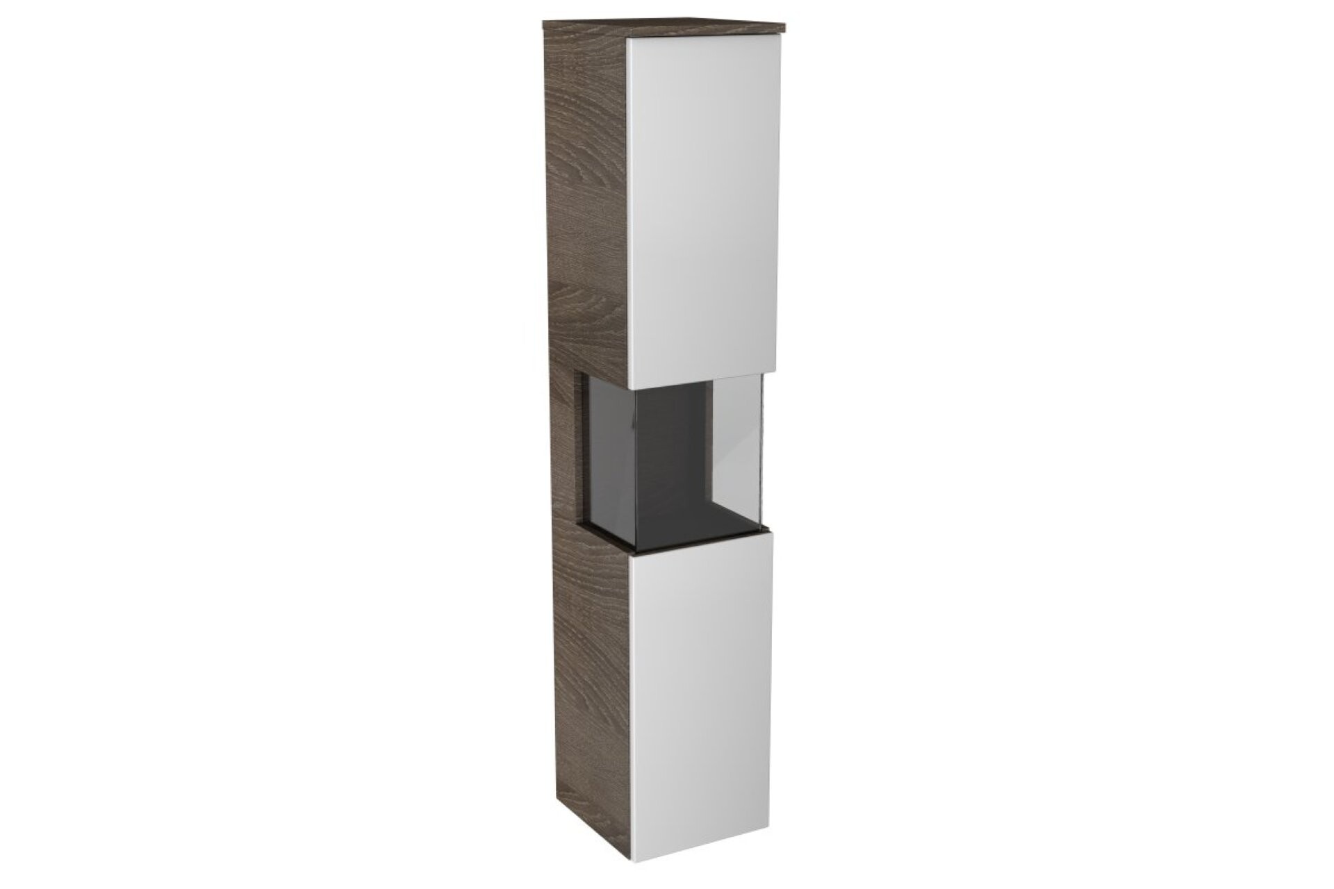 Lanzet Hochschrank Vitrine 30 cm, rechts