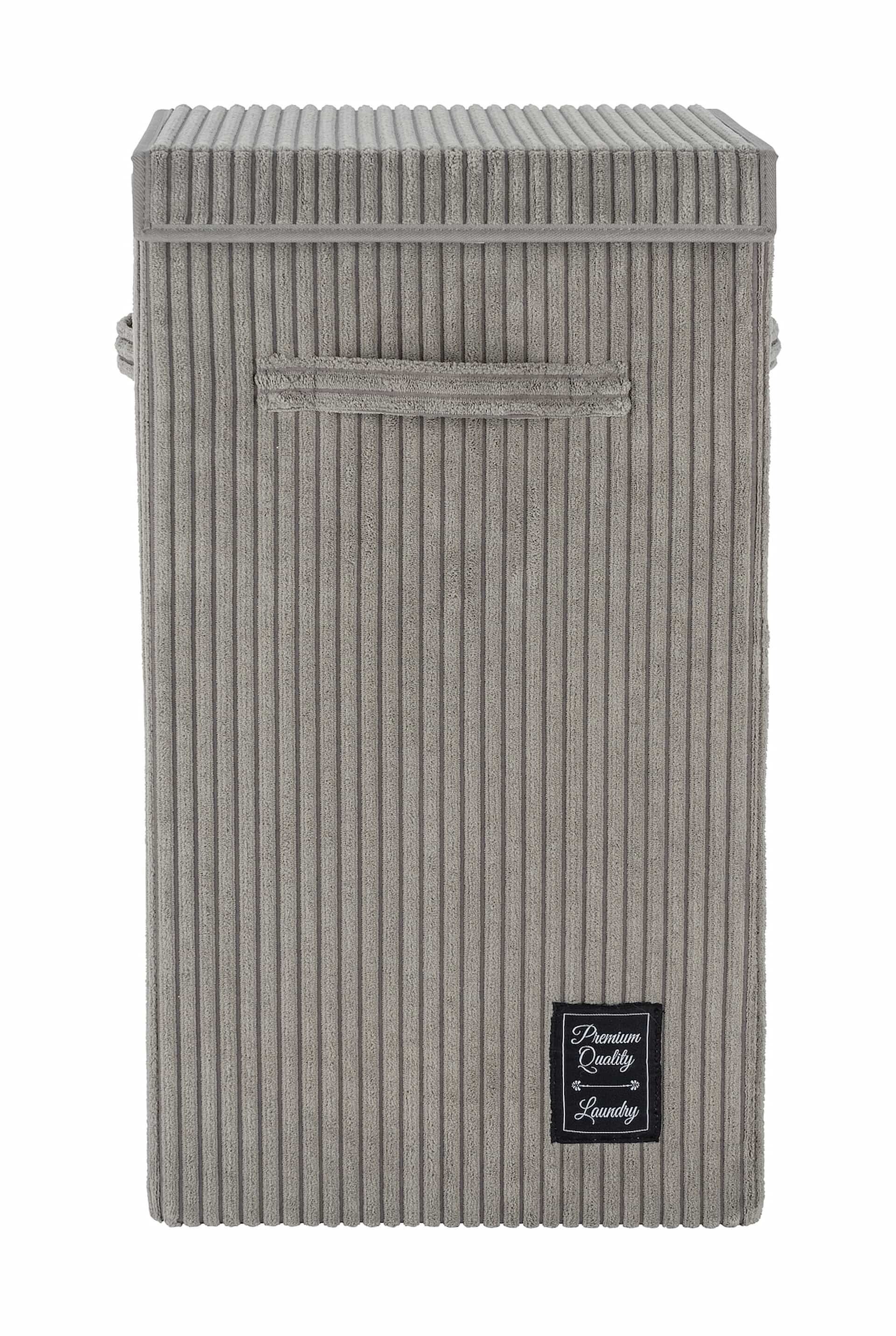 WENKO CORA Wäschekorb 63 Liter, Grau