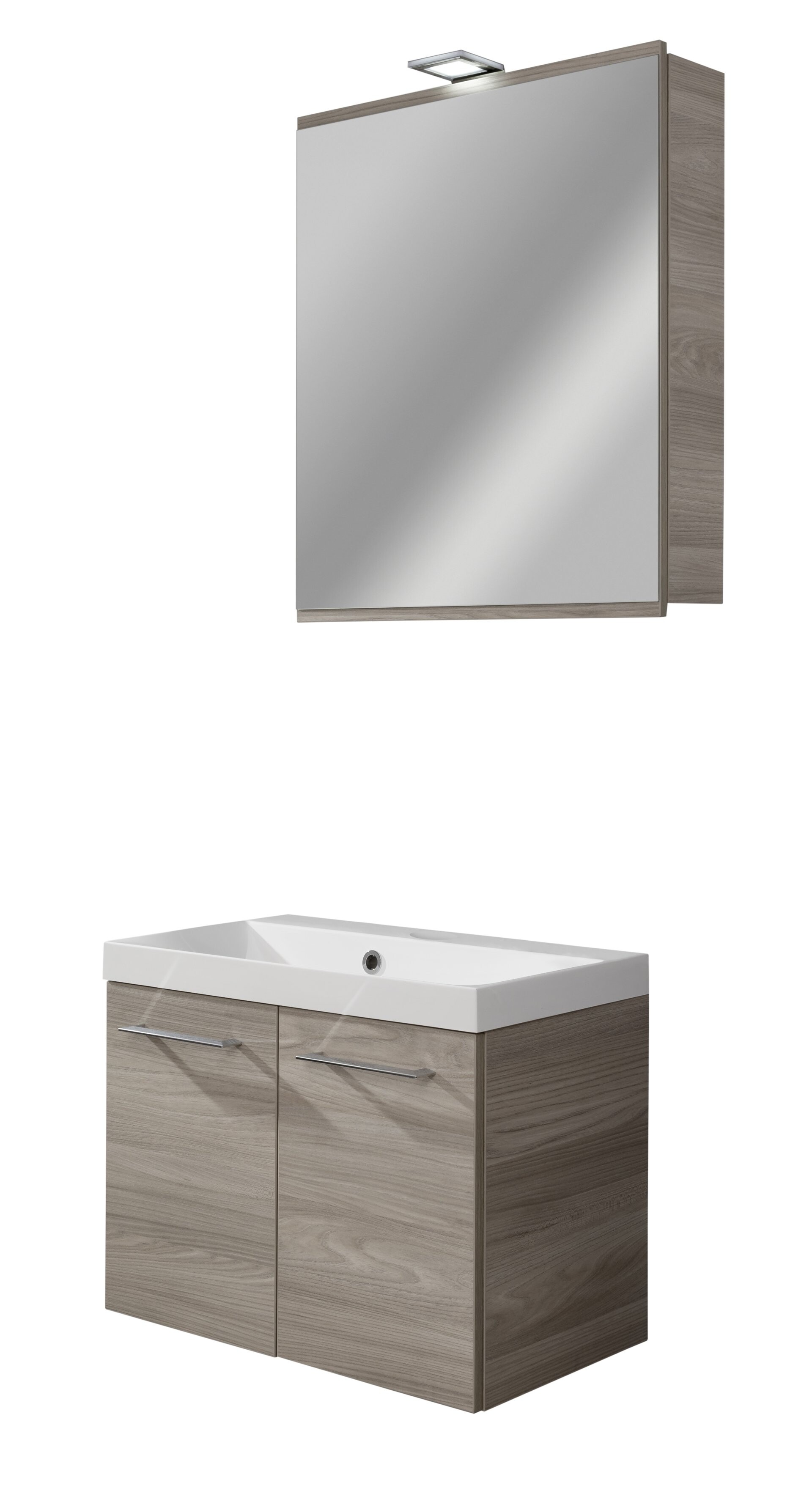 Fackelmann LIMA Badmöbelset 3-teilig, 60 cm breit, Braun Fackelmann LIMA Badmöbelset 3-teilig, 60 cm breit, Braun