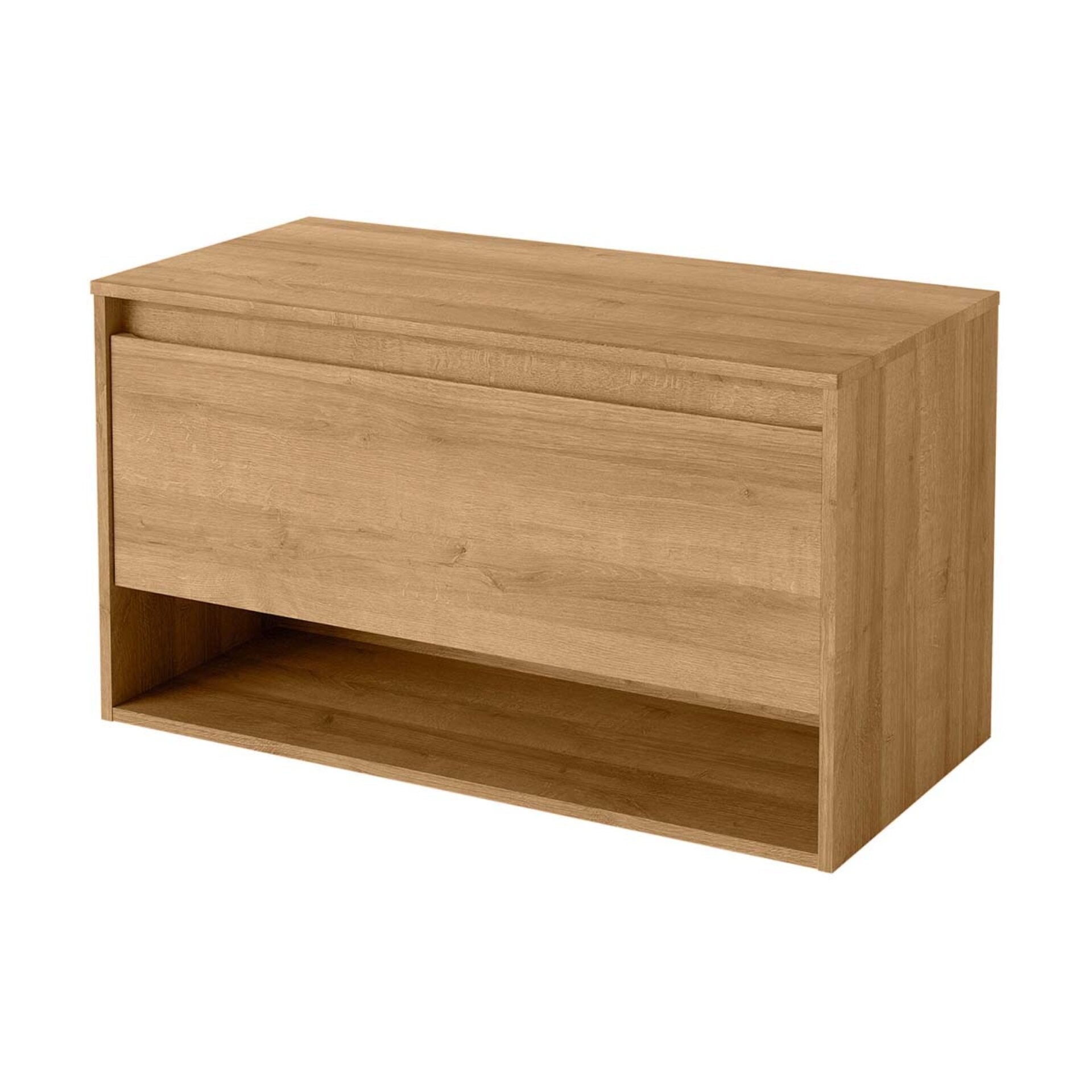 Fackelmann NATURA Waschbeckenunterschrank 94 cm breit, Braun hell Fackelmann NATURA Waschbeckenunterschrank 94 cm breit, Braun hell