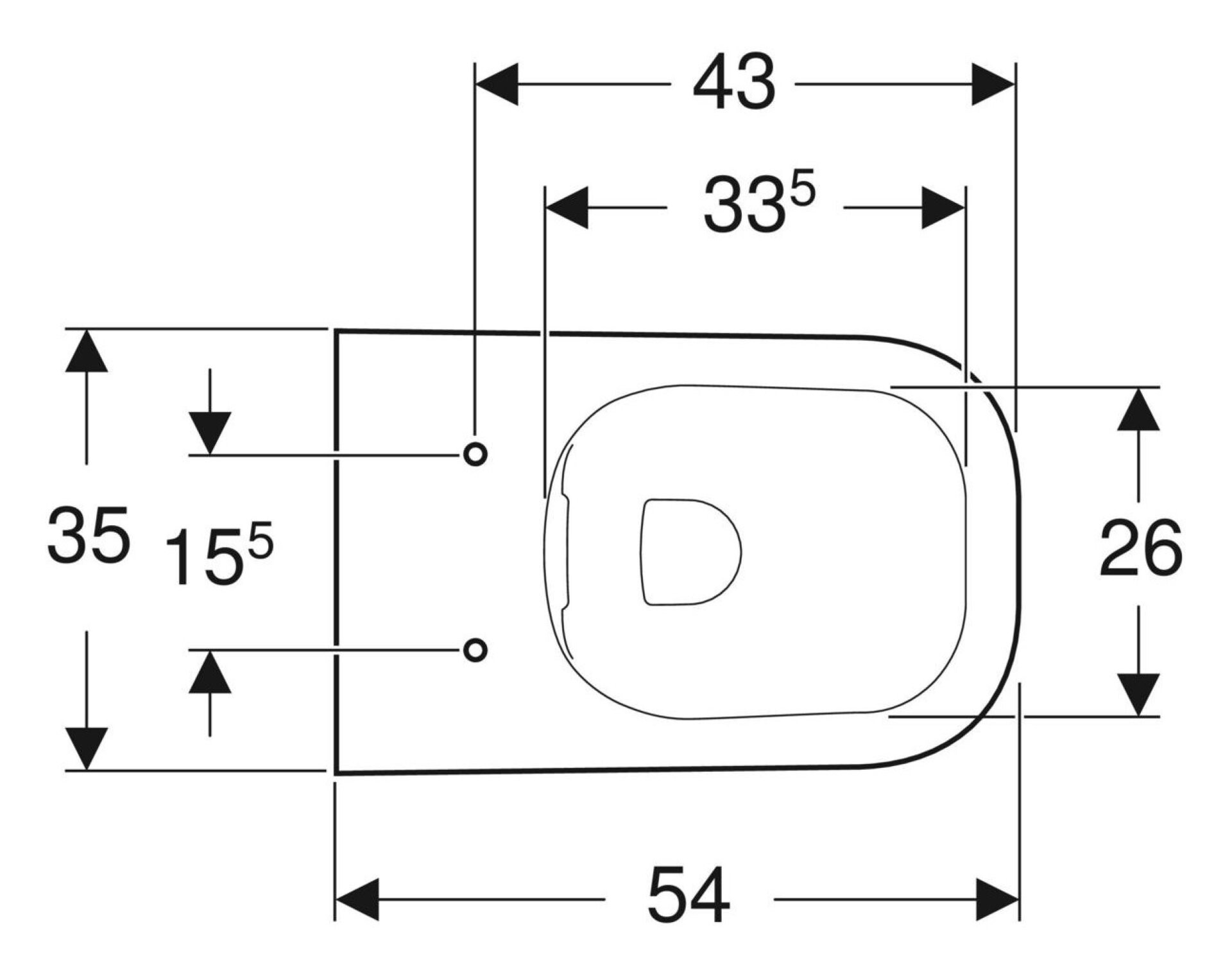 GEBERIT SMYLE SQUARE Tiefspül-WC, Weiß, spülrandlos, wandhängend, geschlossene Form GEBERIT SMYLE SQUARE Tiefspül-WC, Weiß, spülrandlos, wandhängend, geschlossene Form