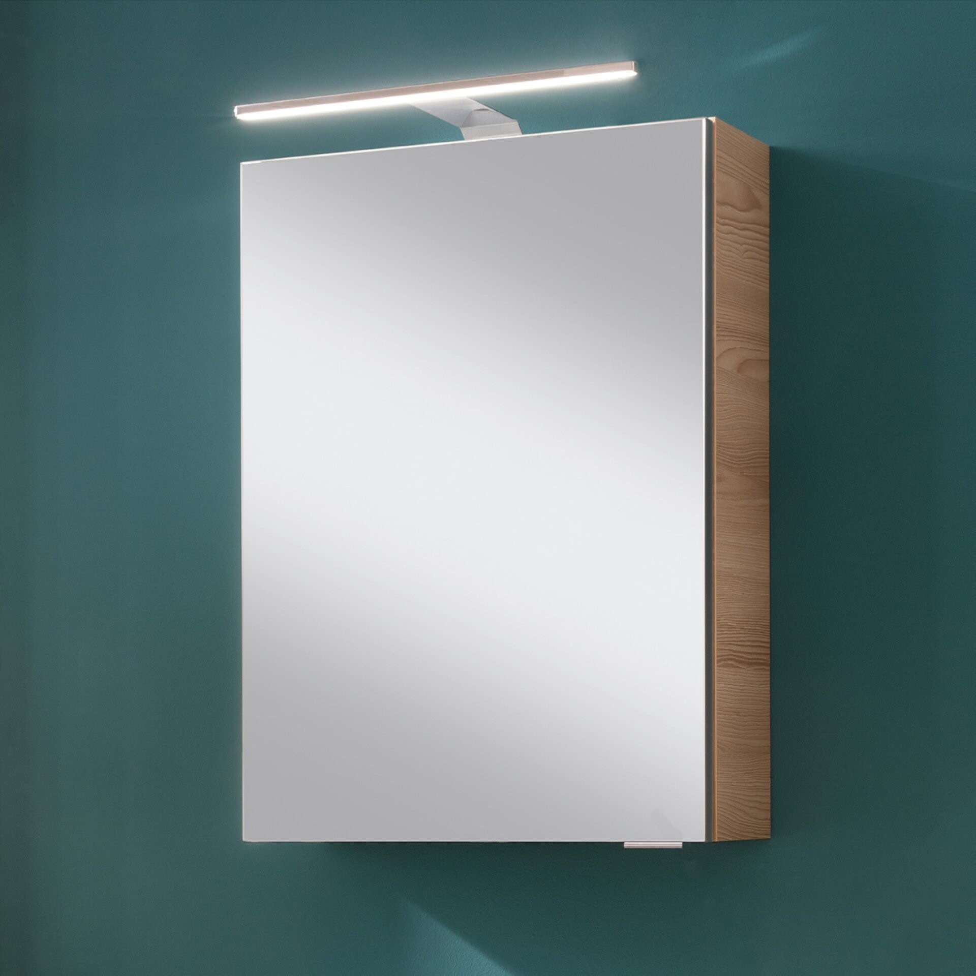 Fackelmann SBC MILANO Gäste-WC Spiegelschrank 40 cm, Braun hell, rechts Fackelmann SBC MILANO Gäste-WC Spiegelschrank 40 cm, Braun hell, rechts