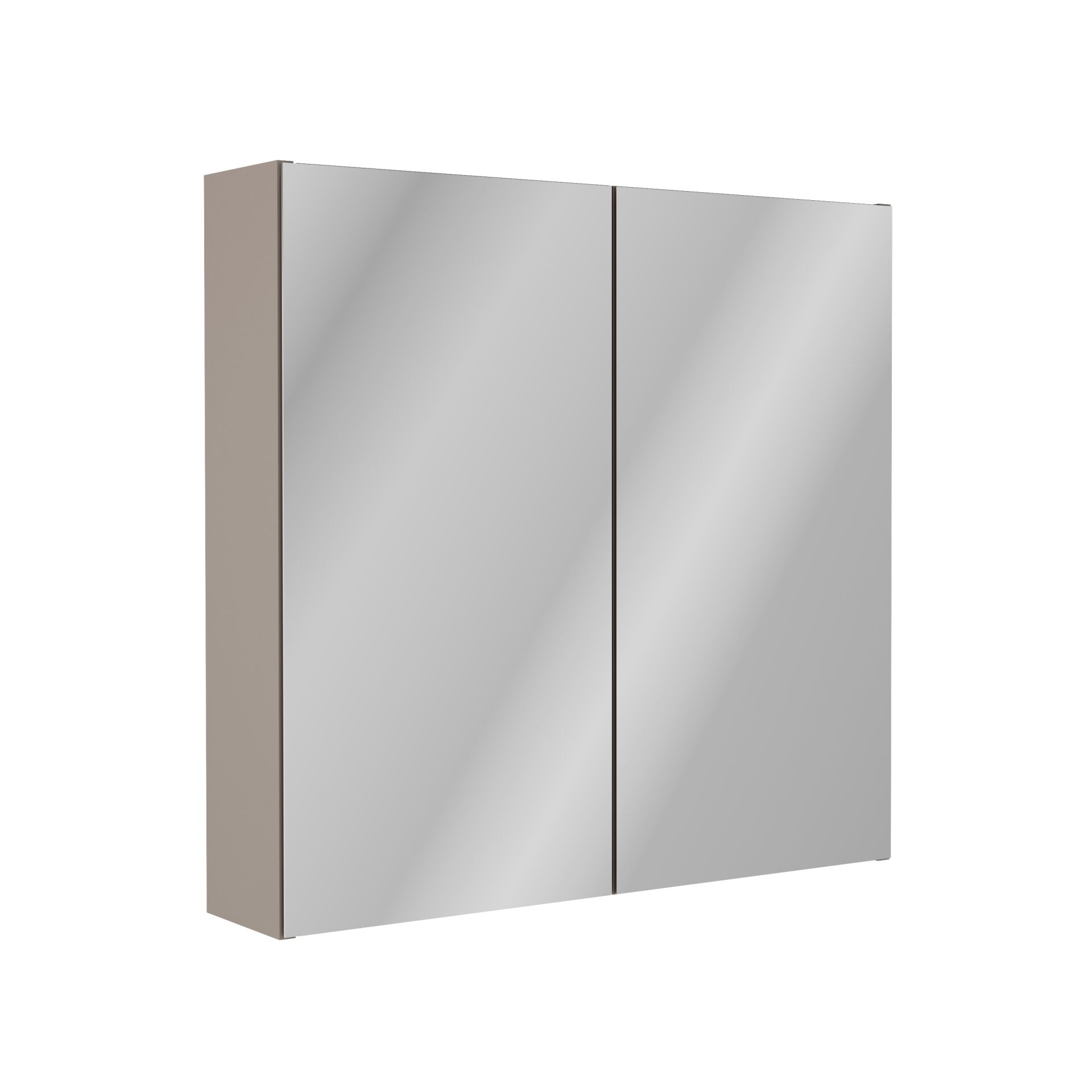 FACKELMANN COMPACT LINE Spiegelschrank 70 cm breit, Grau
