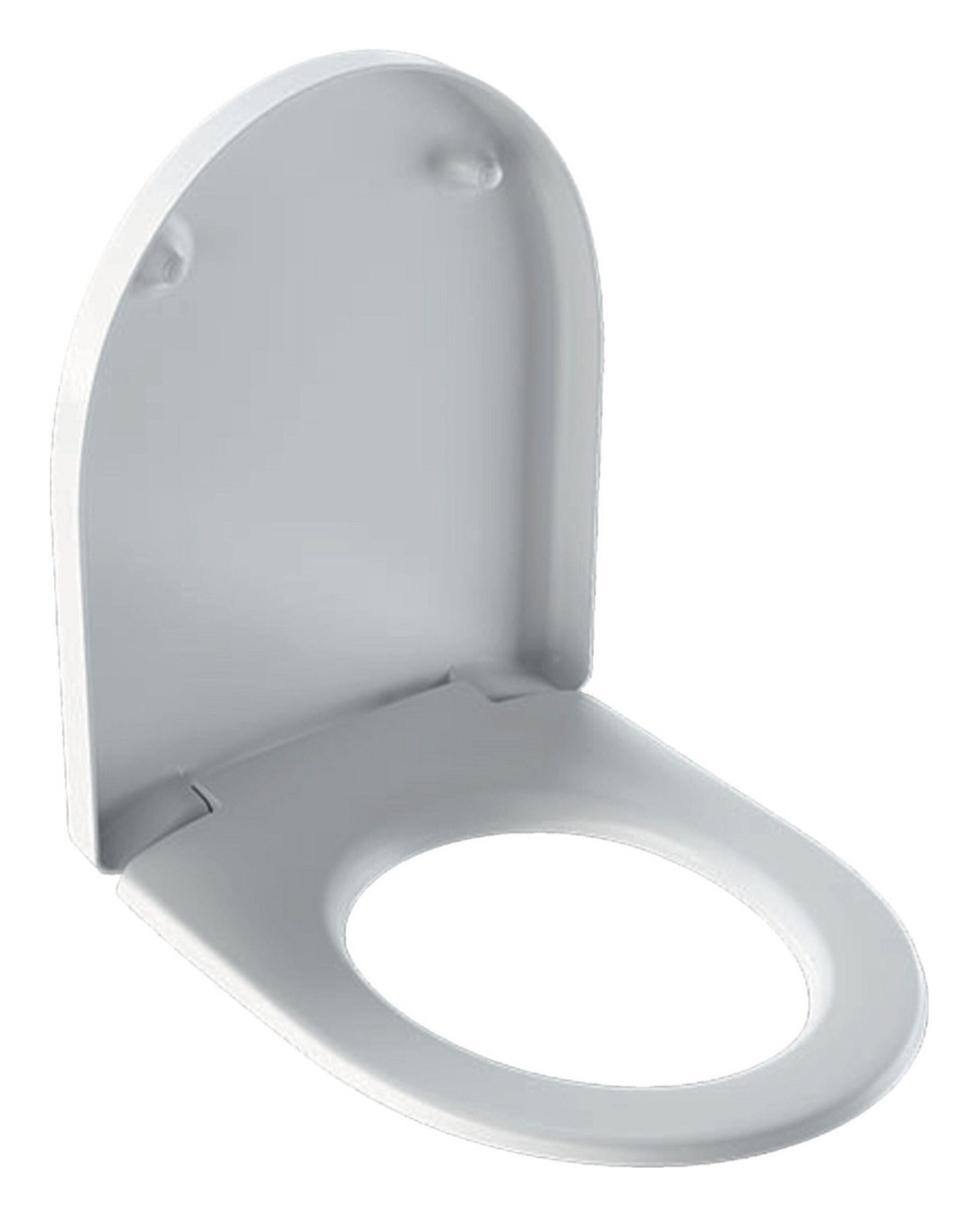 GEBERIT ICON SQUARE WC-Sitz, Weiß, Deckel überlappend, abnehmbar mit Absenkautomatik