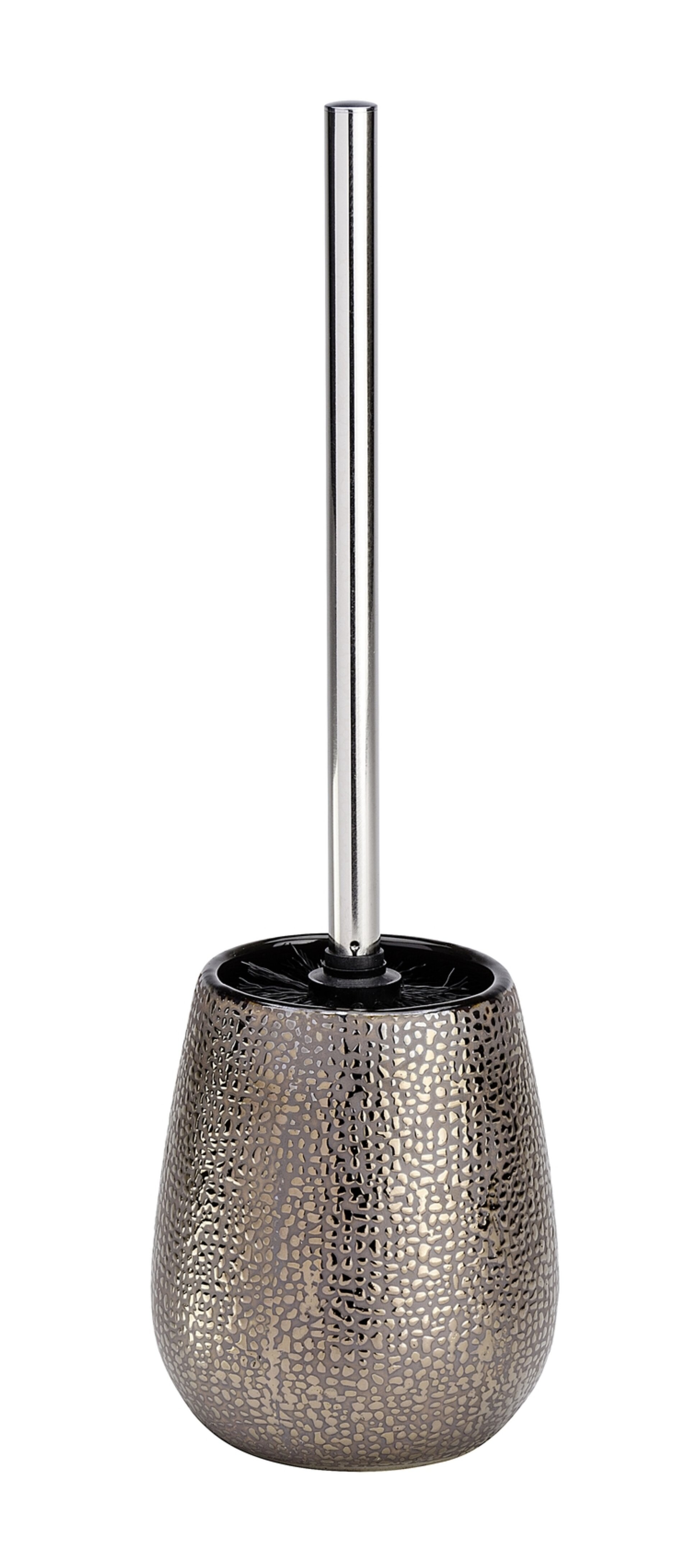 WENKO MARRAKESH WC-Garnitur, Braun, Keramik