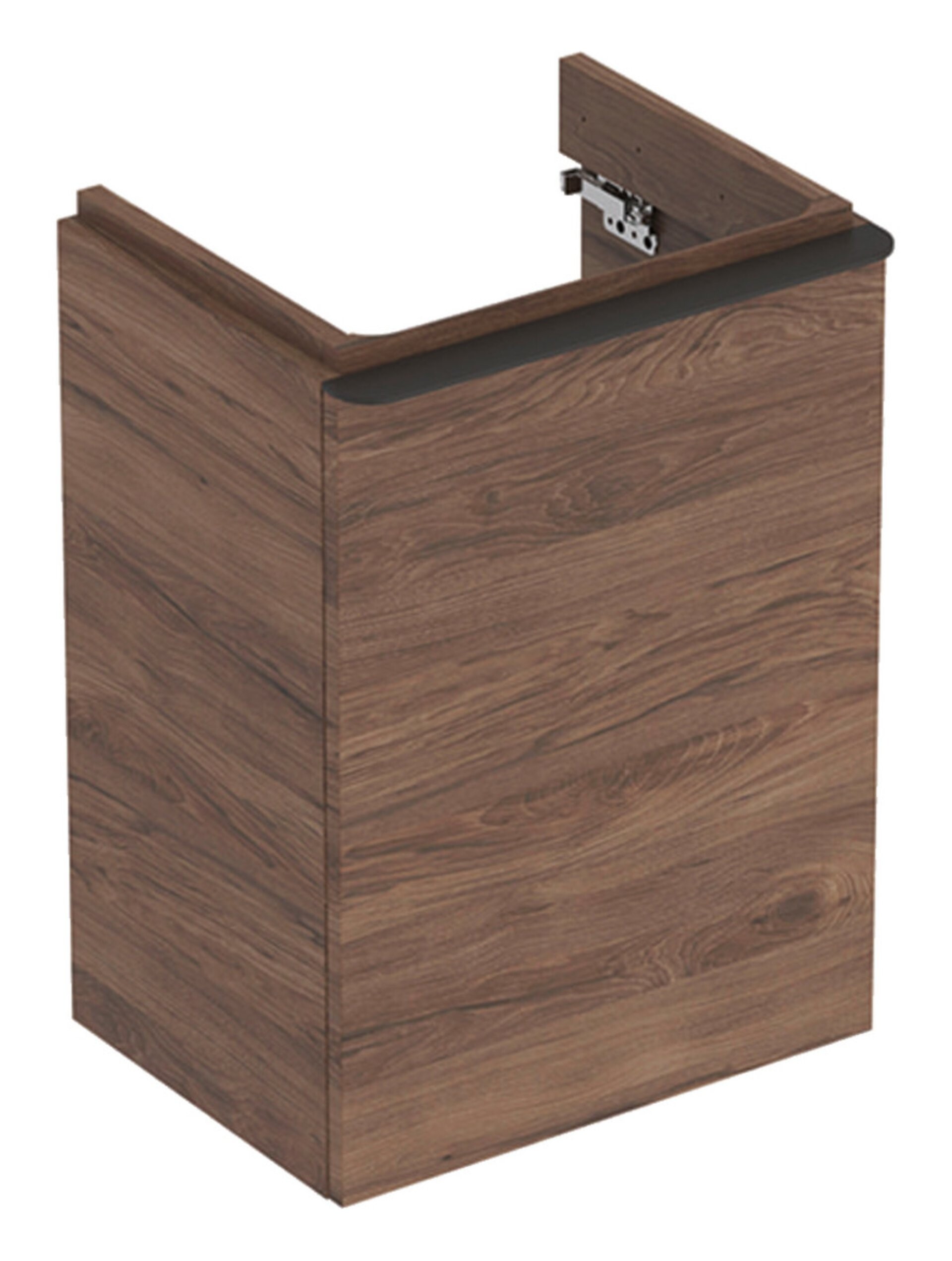 GEBERIT SMYLE SQUARE Waschbeckenunterschrank 44,2 cm breit, Braun dunkel, Türanschlag rechts GEBERIT SMYLE SQUARE Waschbeckenunterschrank 44,2 cm breit, Braun dunkel, Türanschlag rechts