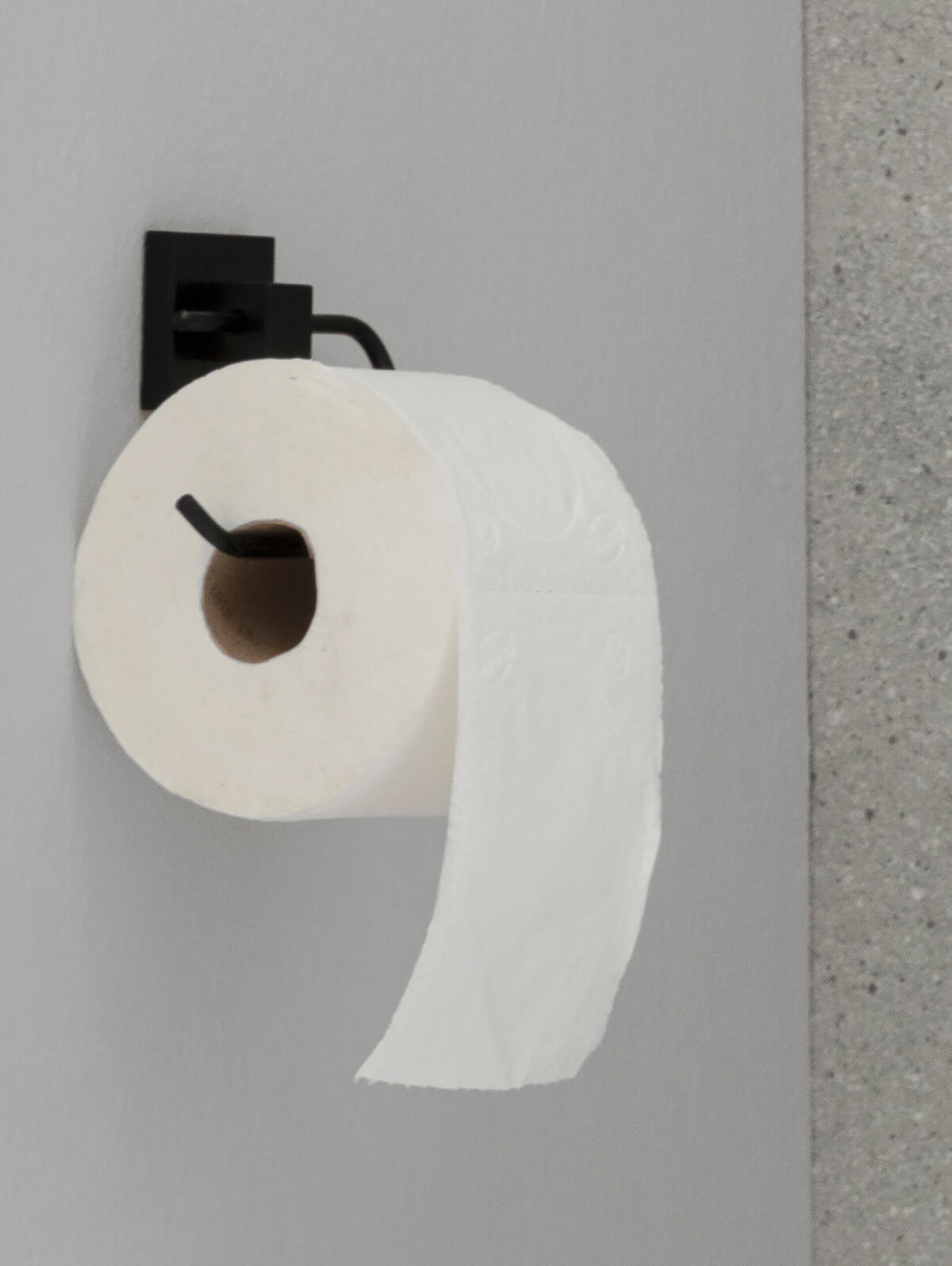 Fackelmann NEW YORK Toiletten-Papierhalter, Schwarz matt Fackelmann NEW YORK Toiletten-Papierhalter, Schwarz matt