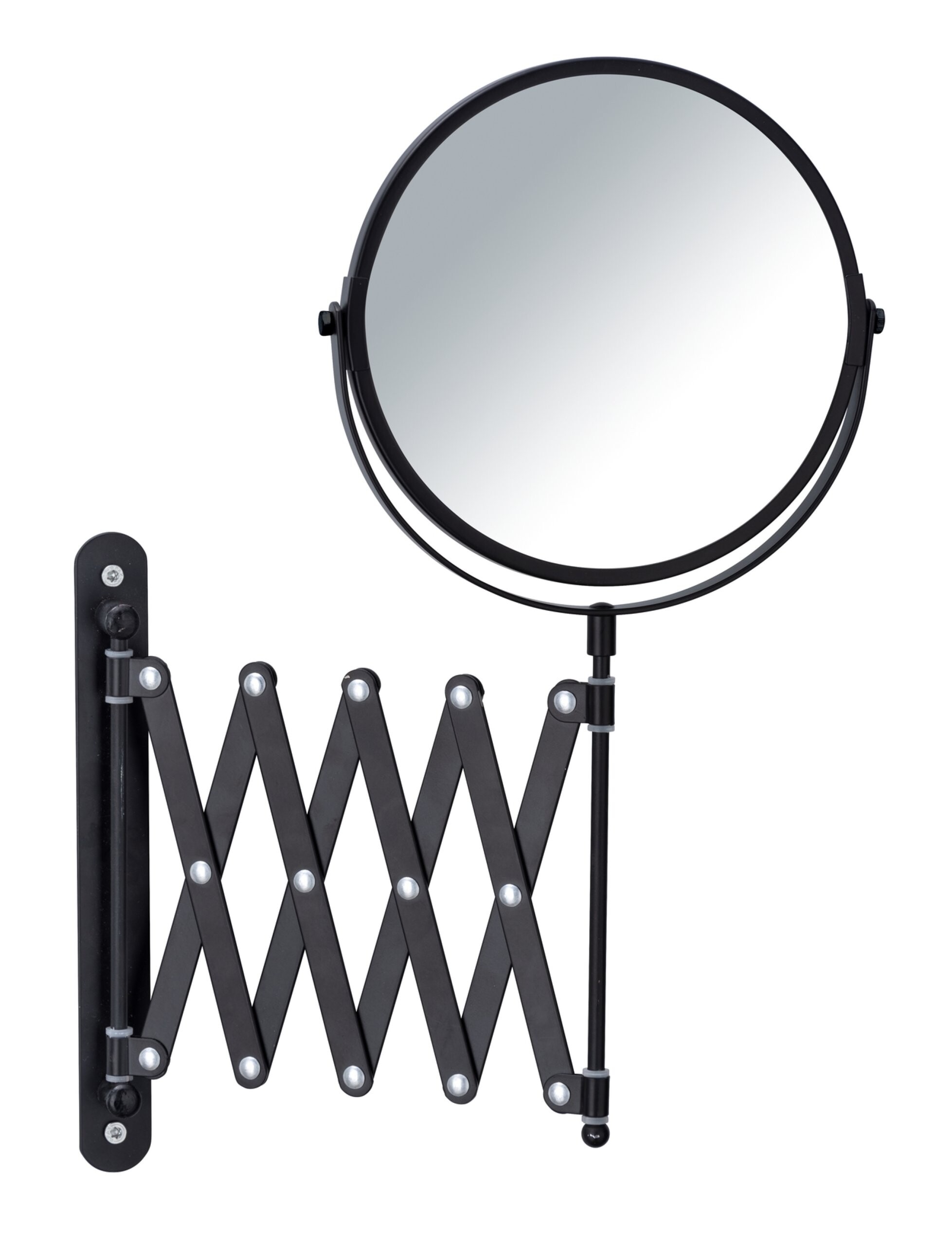WENKO EXCLUSIV Kosmetikspiegel, Schwarz WENKO EXCLUSIV Kosmetikspiegel, Schwarz