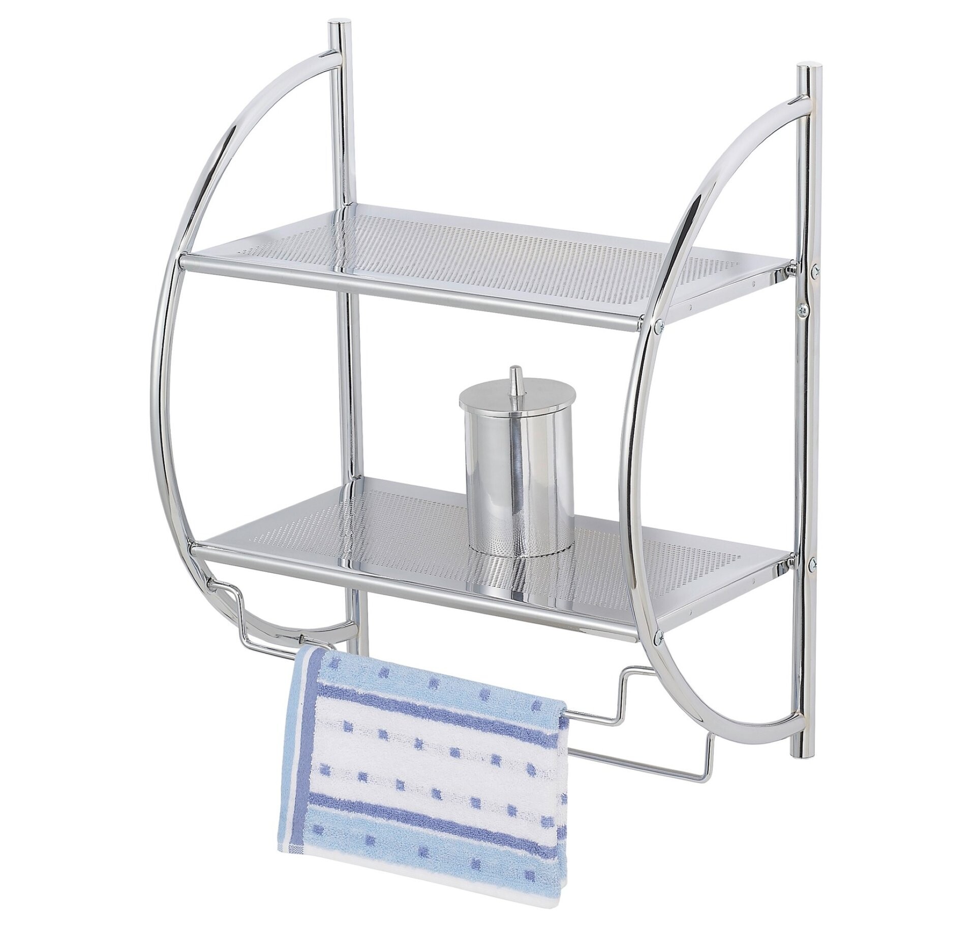 WENKO Exclusiv Wandregal mit 2 Ablagen WENKO Exclusiv Wandregal mit 2 Ablagen