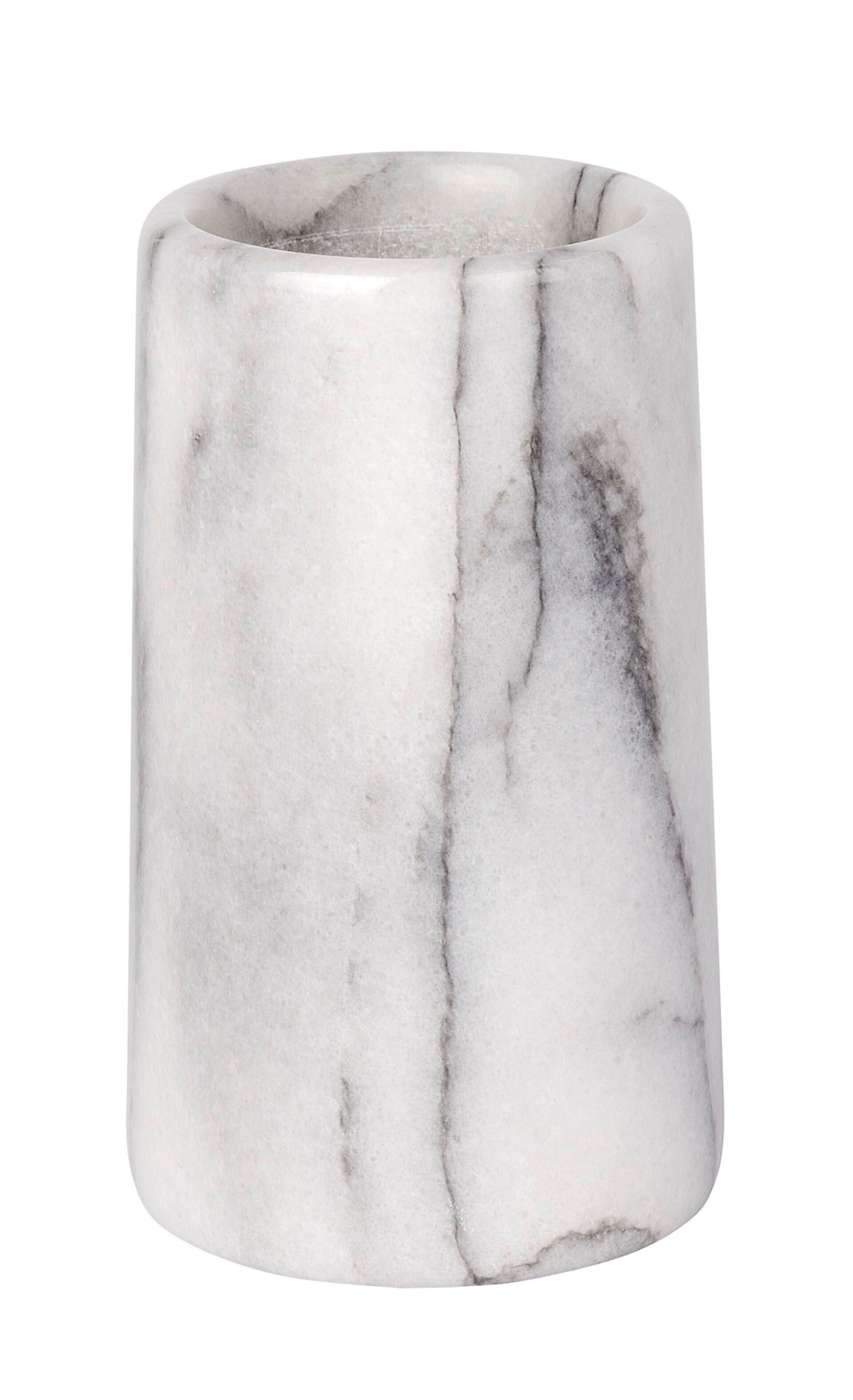 WENKO ONYX Zahnputzbecher, Marmor