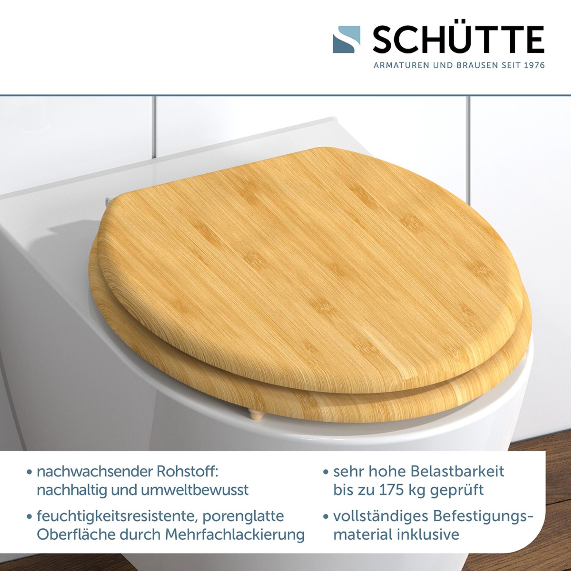 Schütte NATURAL BAMBOO WC-Sitz