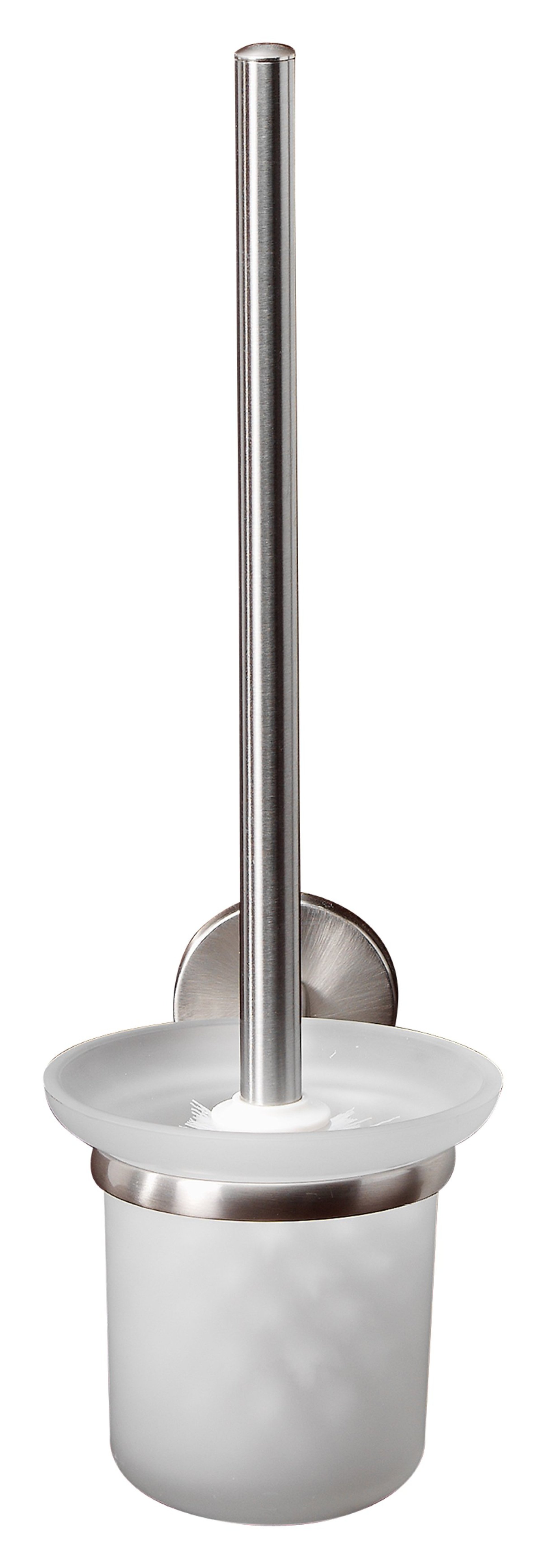 Fackelmann FUSION Toilettenbürste mit Halter, Edelstahloptik Fackelmann FUSION Toilettenbürste mit Halter, Edelstahloptik