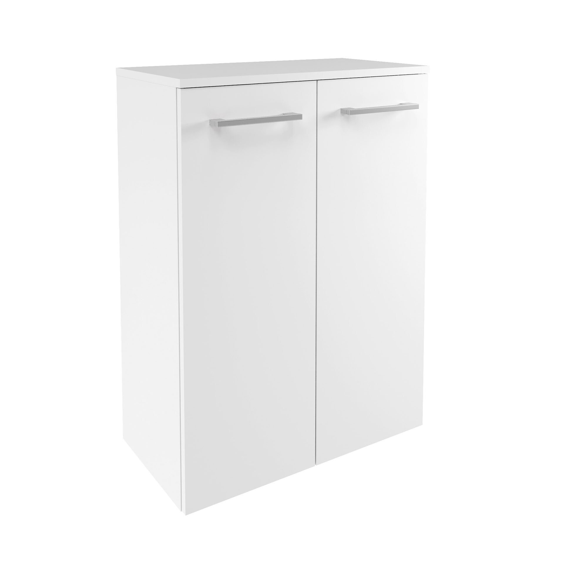 Fackelmann VERONA Doppel Midischrank 60 cm, Weiß Hochglanz Fackelmann VERONA Doppel Midischrank 60 cm, Weiß Hochglanz