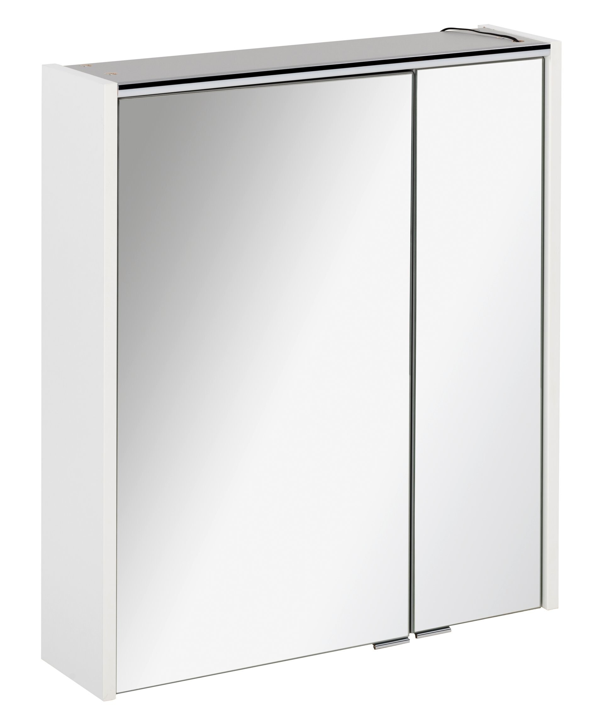 Fackelmann LED Spiegelschrank DV 60 cm breit, Weiß Fackelmann LED Spiegelschrank DV 60 cm breit, Weiß