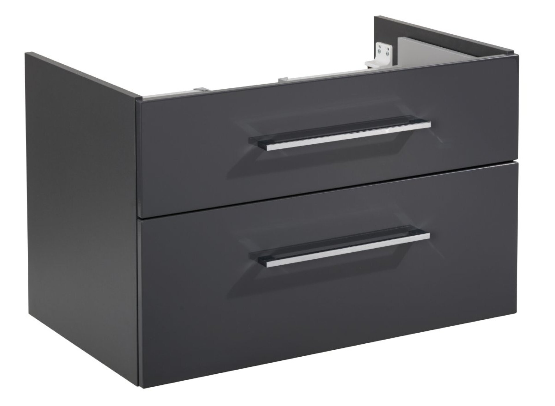 Fackelmann HYPE 3.0 Waschbeckenunterschrank 80 cm, Anthrazit, 2 Schubladen Fackelmann HYPE 3.0 Waschbeckenunterschrank 80 cm, Anthrazit, 2 Schubladen