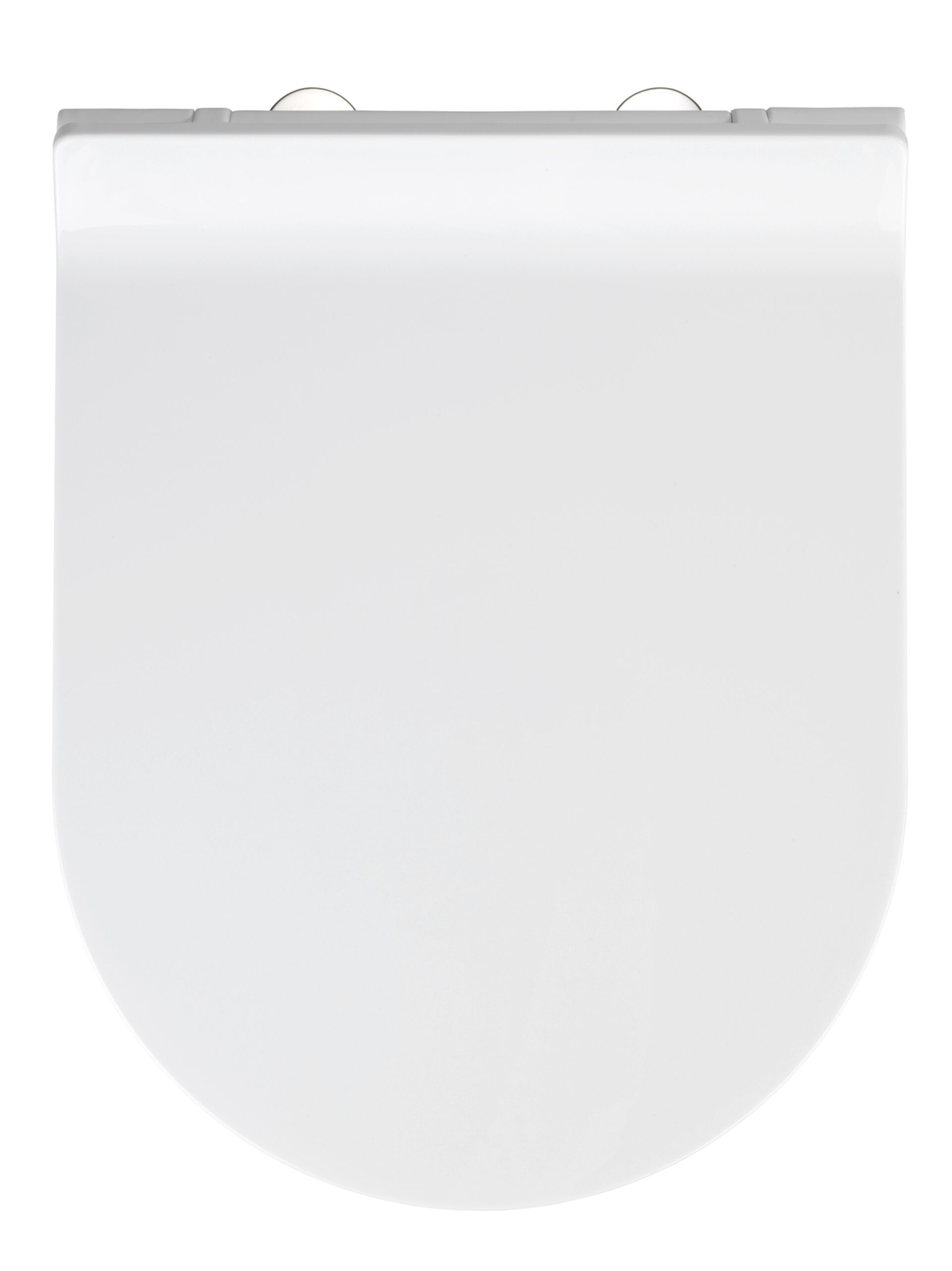 WENKO HABOS WC-Sitz, Weiß, Thermoplast, mit Absenkautomatik WENKO HABOS WC-Sitz, Weiß, Thermoplast, mit Absenkautomatik