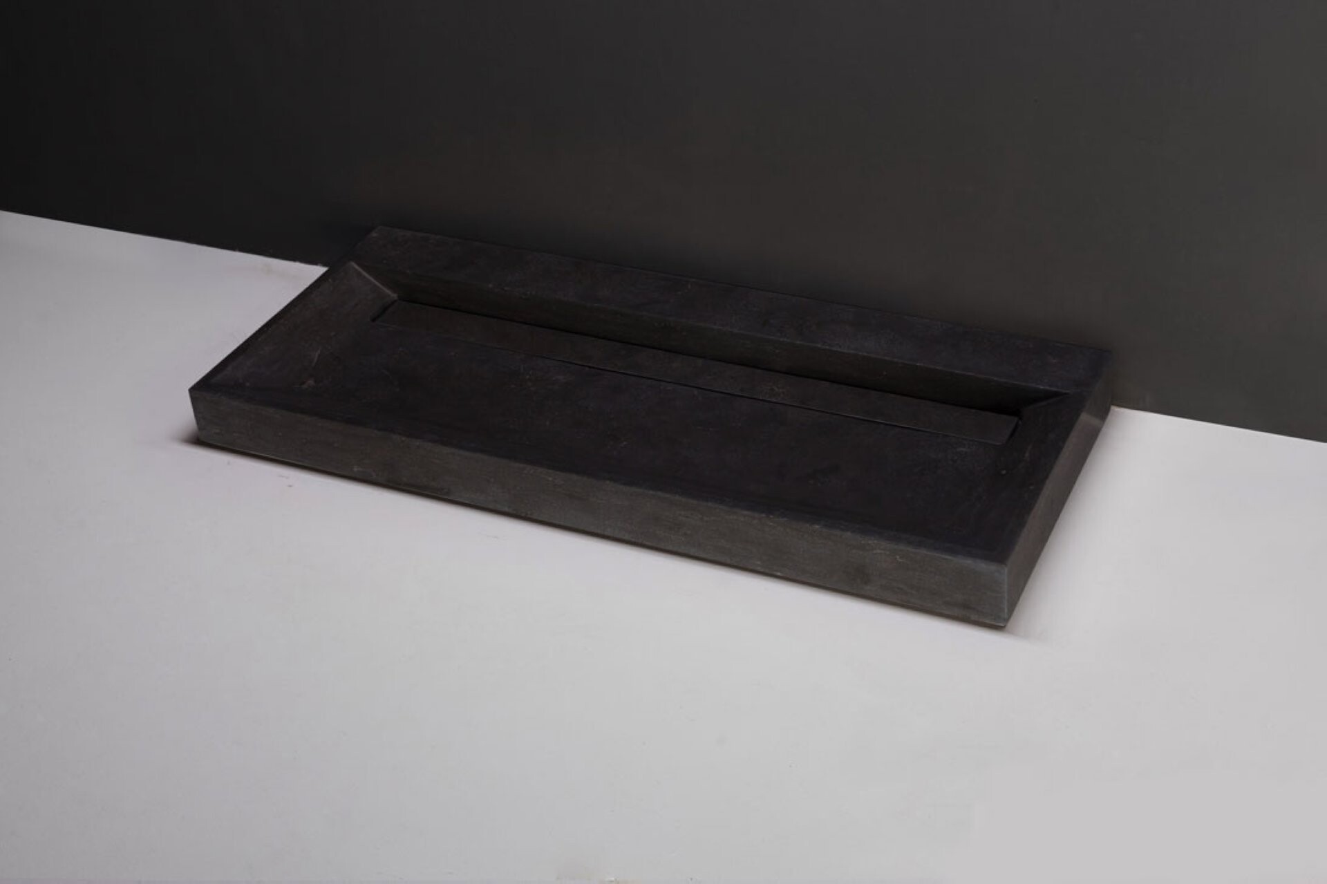 Waschbecken Naturstein BELLEZZA (120,5 cm) Bluestone, ohne Hahnloch, 100293 Waschbecken Naturstein BELLEZZA (120,5 cm) Bluestone, ohne Hahnloch, 100293