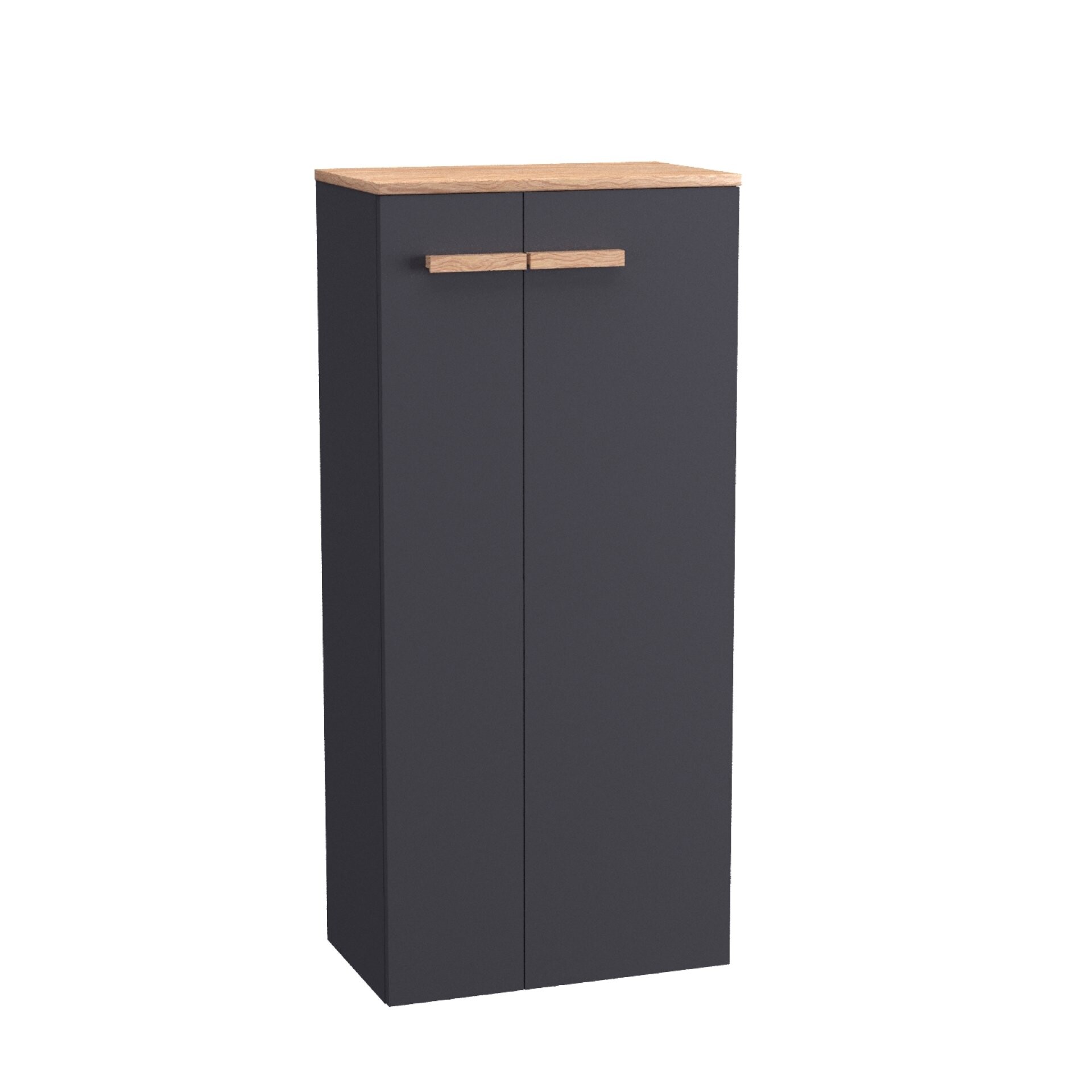 BADEDU HIERA Midischrank 50 cm breit, Anthrazit