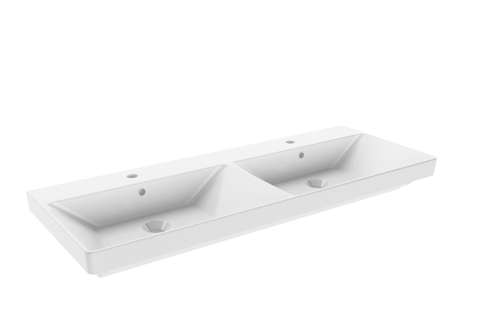 Lanzet K8 Keramik Doppel Waschbecken 120 cm Lanzet K8 Keramik Doppel Waschbecken 120 cm