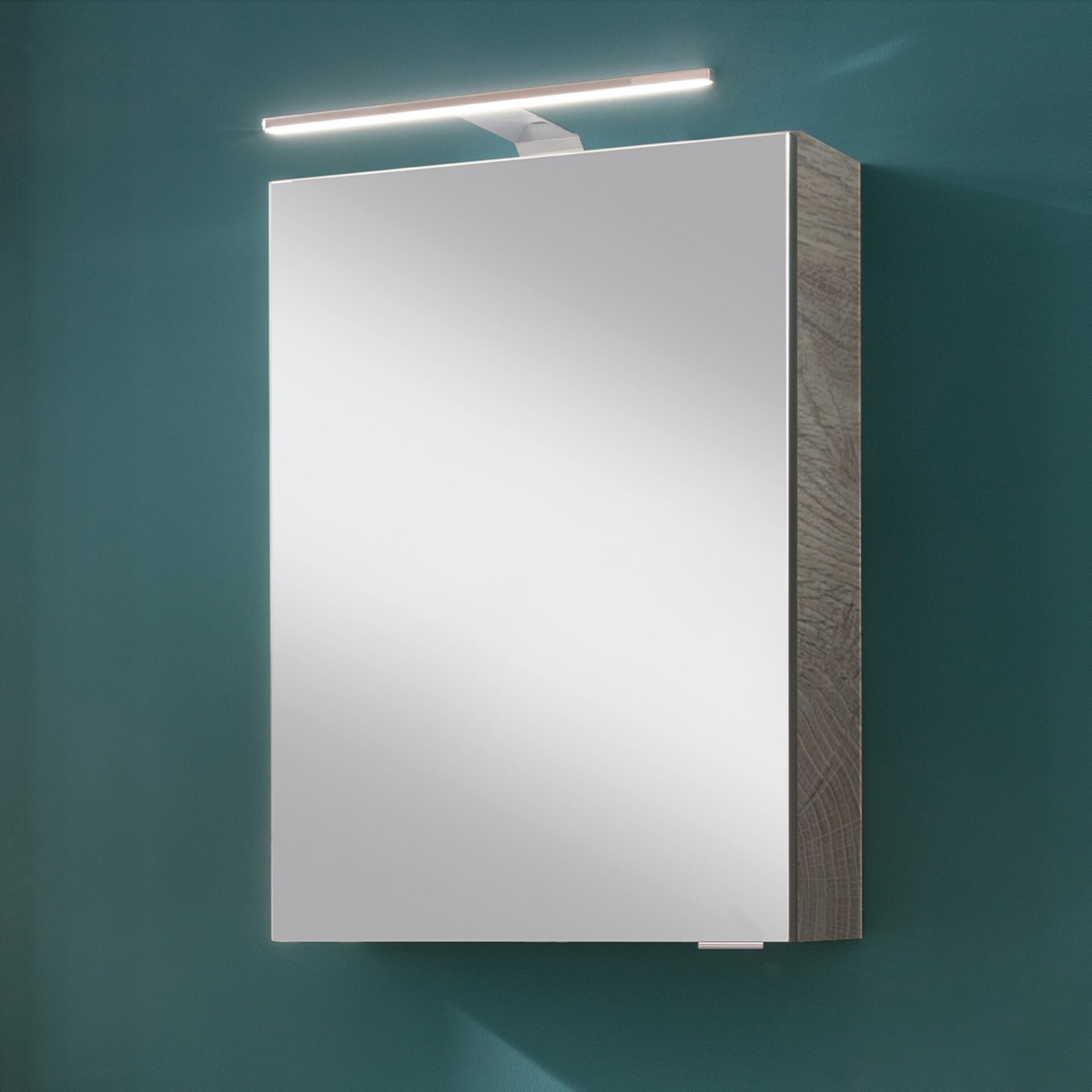 Fackelmann SBC STANFORD Gäste-WC Spiegelschrank 40 cm, Braun hell, links Fackelmann SBC STANFORD Gäste-WC Spiegelschrank 40 cm, Braun hell, links