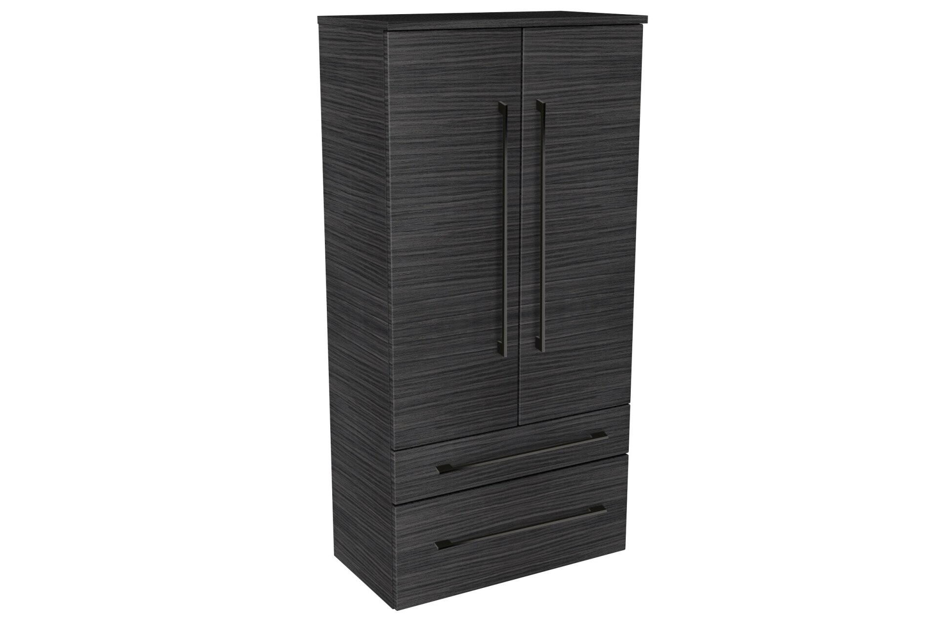 Lanzet Midischrank 60 cm, Schwarz Lanzet Midischrank 60 cm, Schwarz