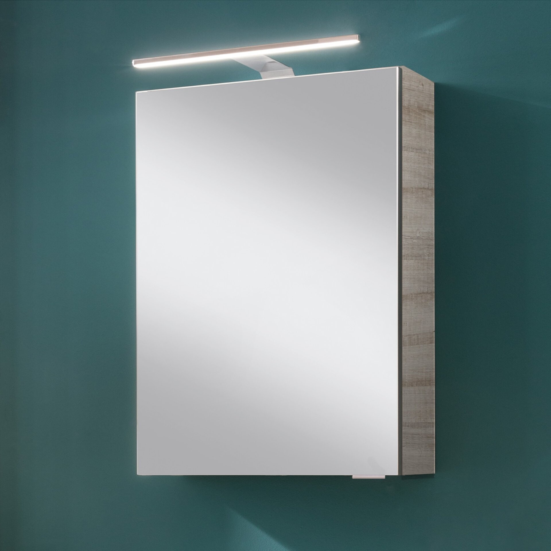 Fackelmann SBC A-VERO Gäste-WC Spiegelschrank 40 cm, Grau, links Fackelmann SBC A-VERO Gäste-WC Spiegelschrank 40 cm, Grau, links