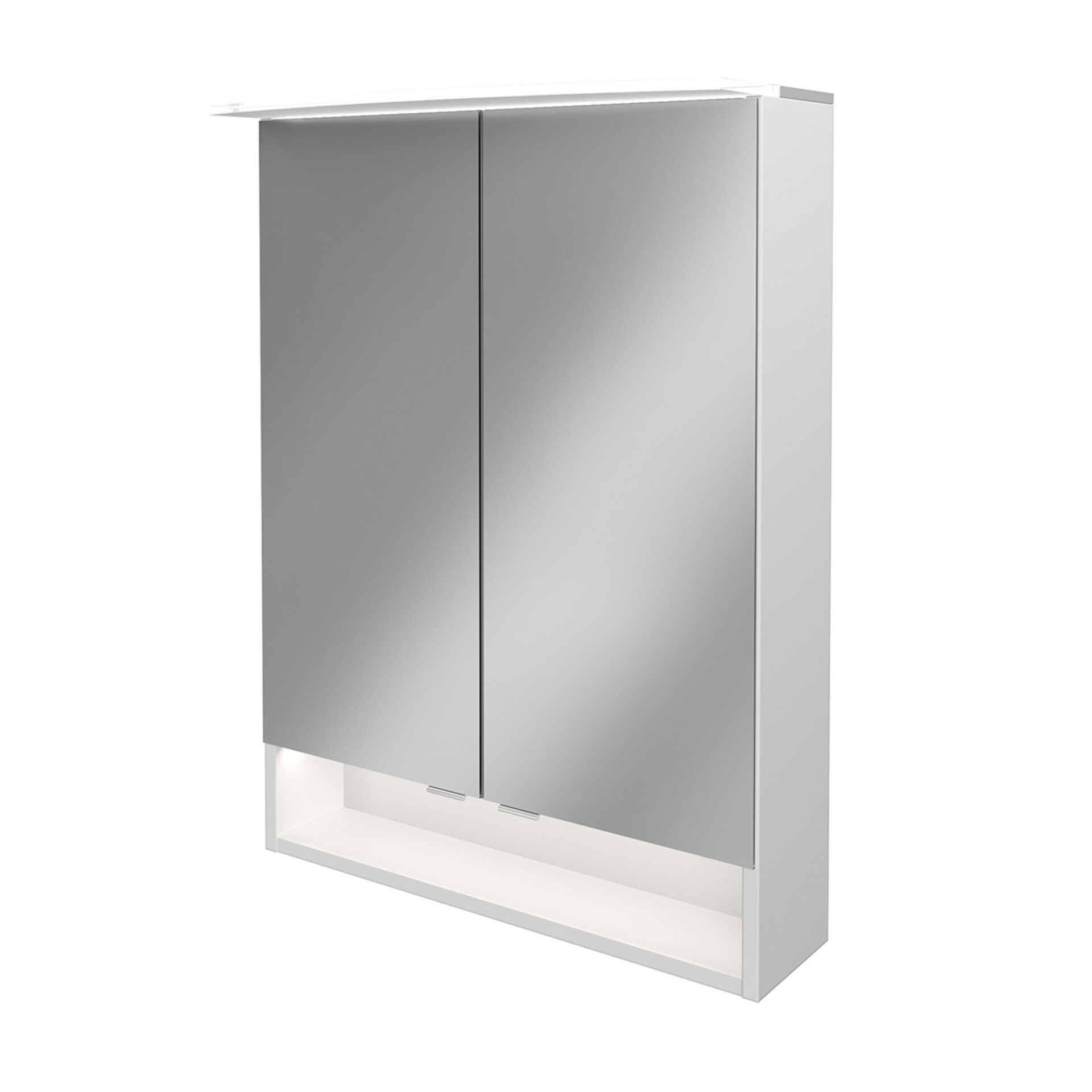 Fackelmann B.STYLE Spiegelschrank, 60 cm breit, Weiß Fackelmann B.STYLE Spiegelschrank, 60 cm breit, Weiß
