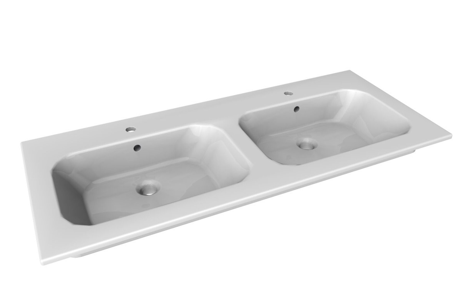 Lanzet K5 Keramik Doppelwaschbecken 121 cm Lanzet K5 Keramik Doppelwaschbecken 121 cm