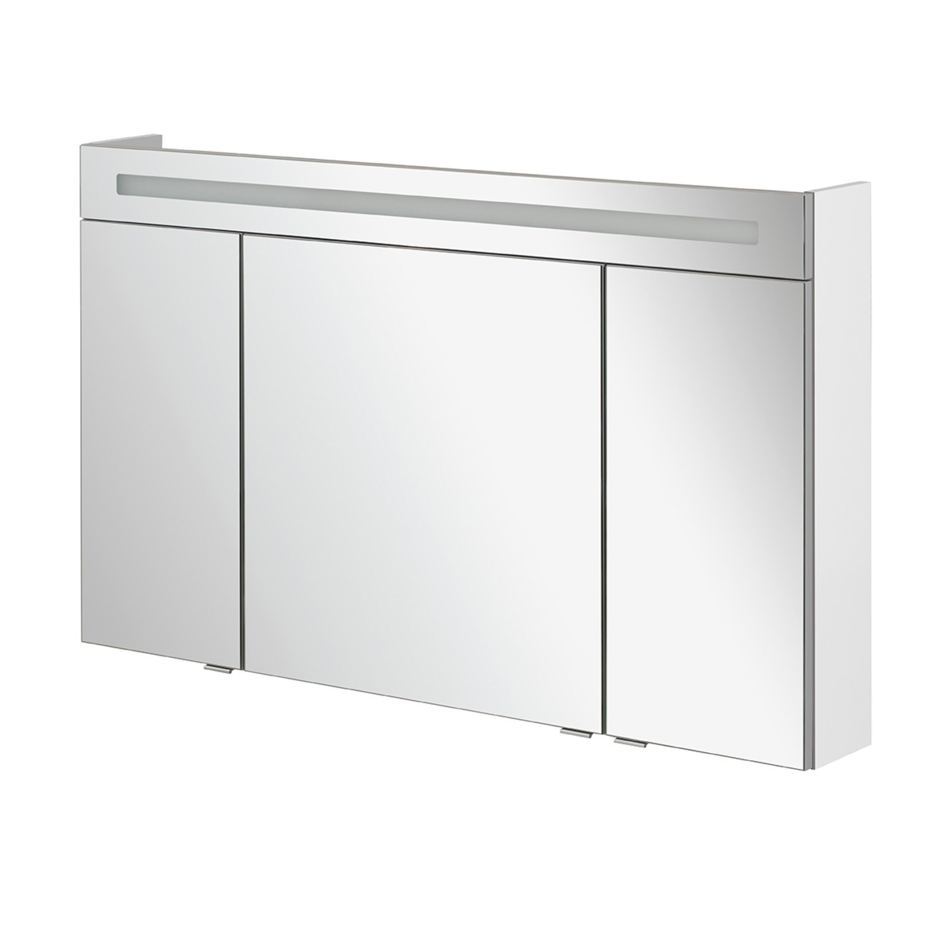 Fackelmann B.CLEVER LED Spiegelschrank 120 cm Weiß Fackelmann B.CLEVER LED Spiegelschrank 120 cm Weiß