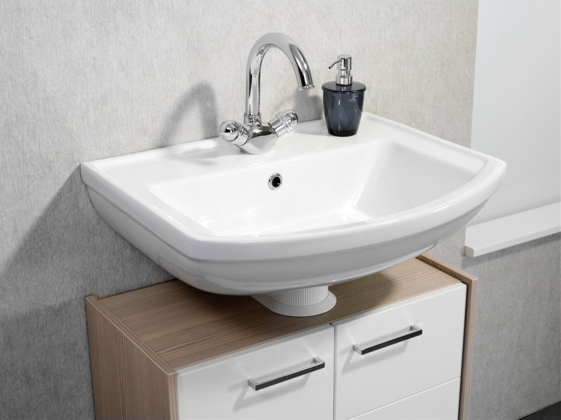 Fackelmann STAR Waschbecken 60 cm, Keramik Fackelmann STAR Waschbecken 60 cm, Keramik