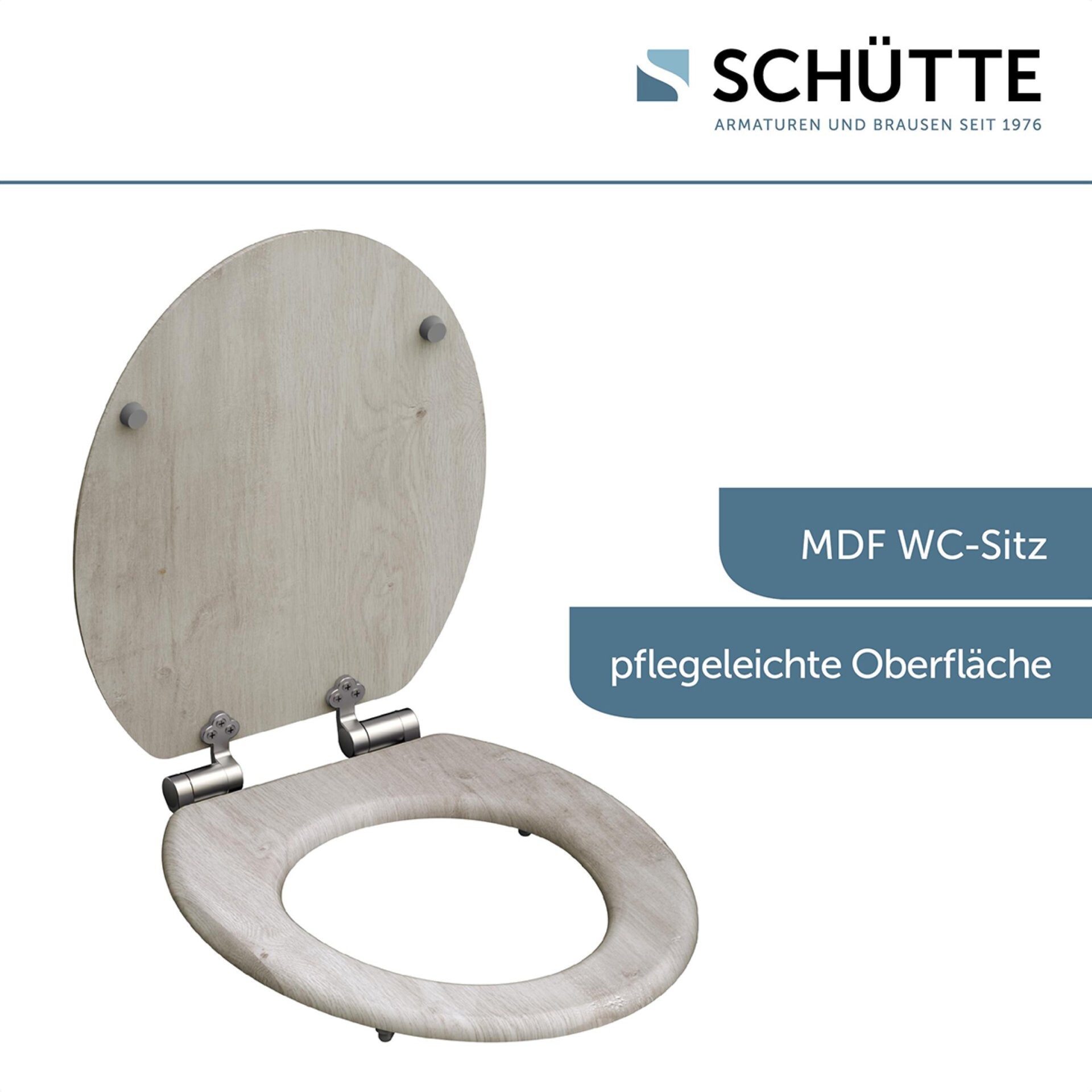 Schütte LIGHT WOOD WC-Sitz, mit Absenkautomatik Schütte LIGHT WOOD WC-Sitz, mit Absenkautomatik