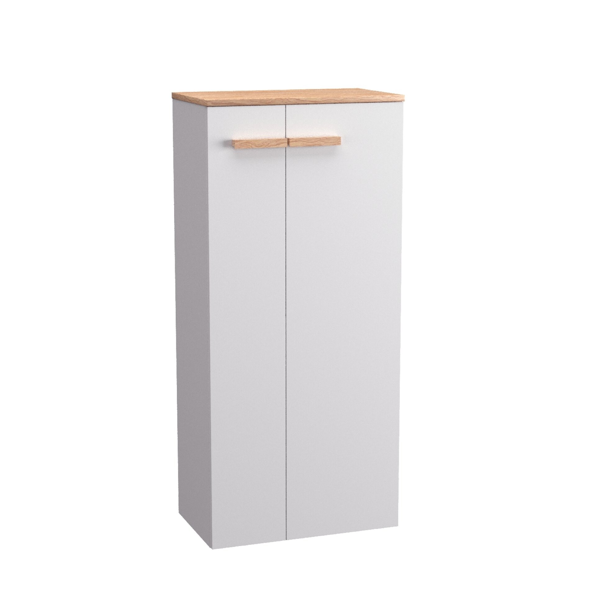 BADEDU HIERA Midischrank 50 cm breit, Weiß