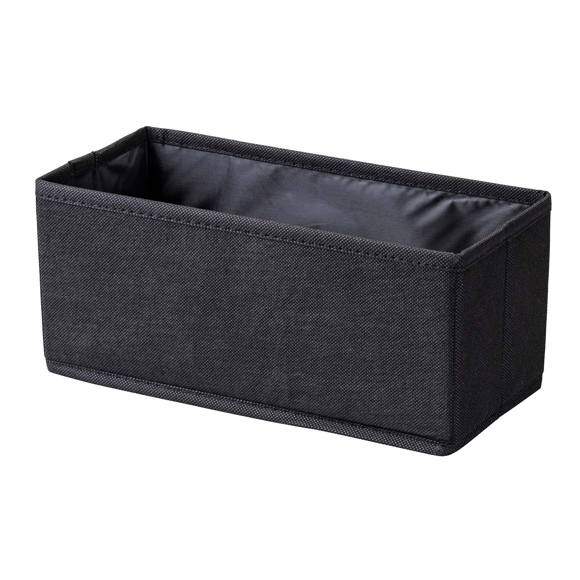 Fackelmann Aufbewahrungskorb 28 cm, Schwarz, faltbar Fackelmann Aufbewahrungskorb 28 cm, Schwarz, faltbar