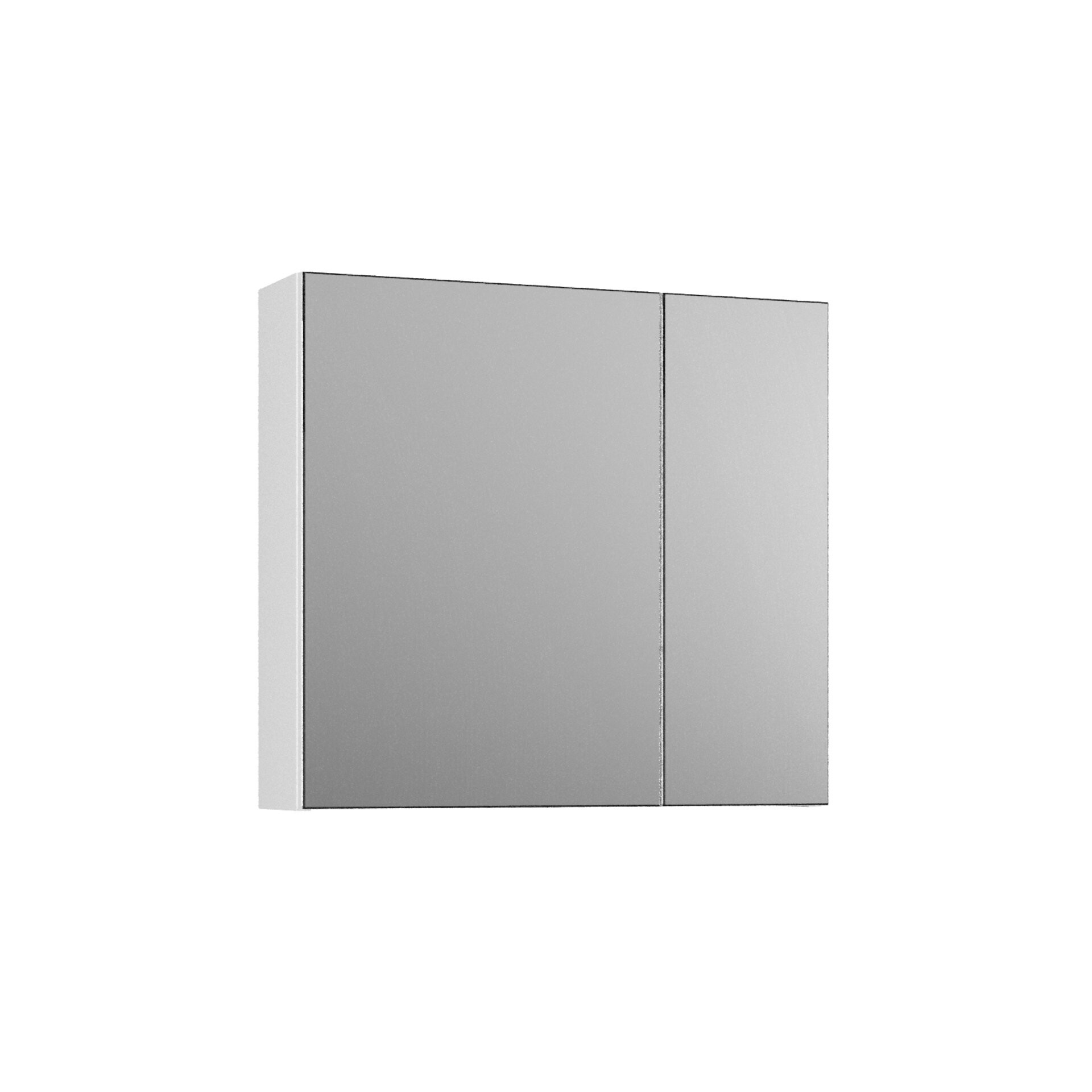 BADEDU GERS Spiegelschrank 60 cm breit, Weiß