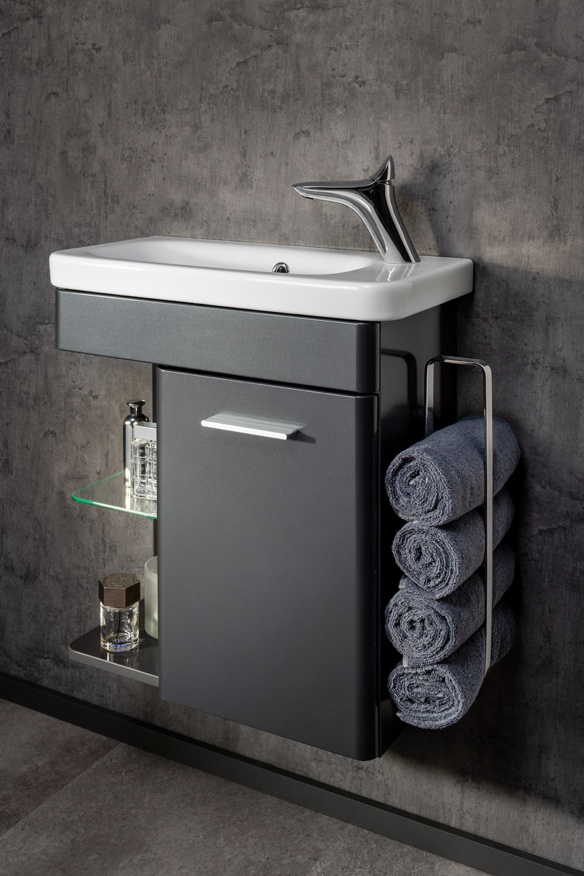 Lanzet Handtuchhalter hochkant Lanzet Handtuchhalter hochkant