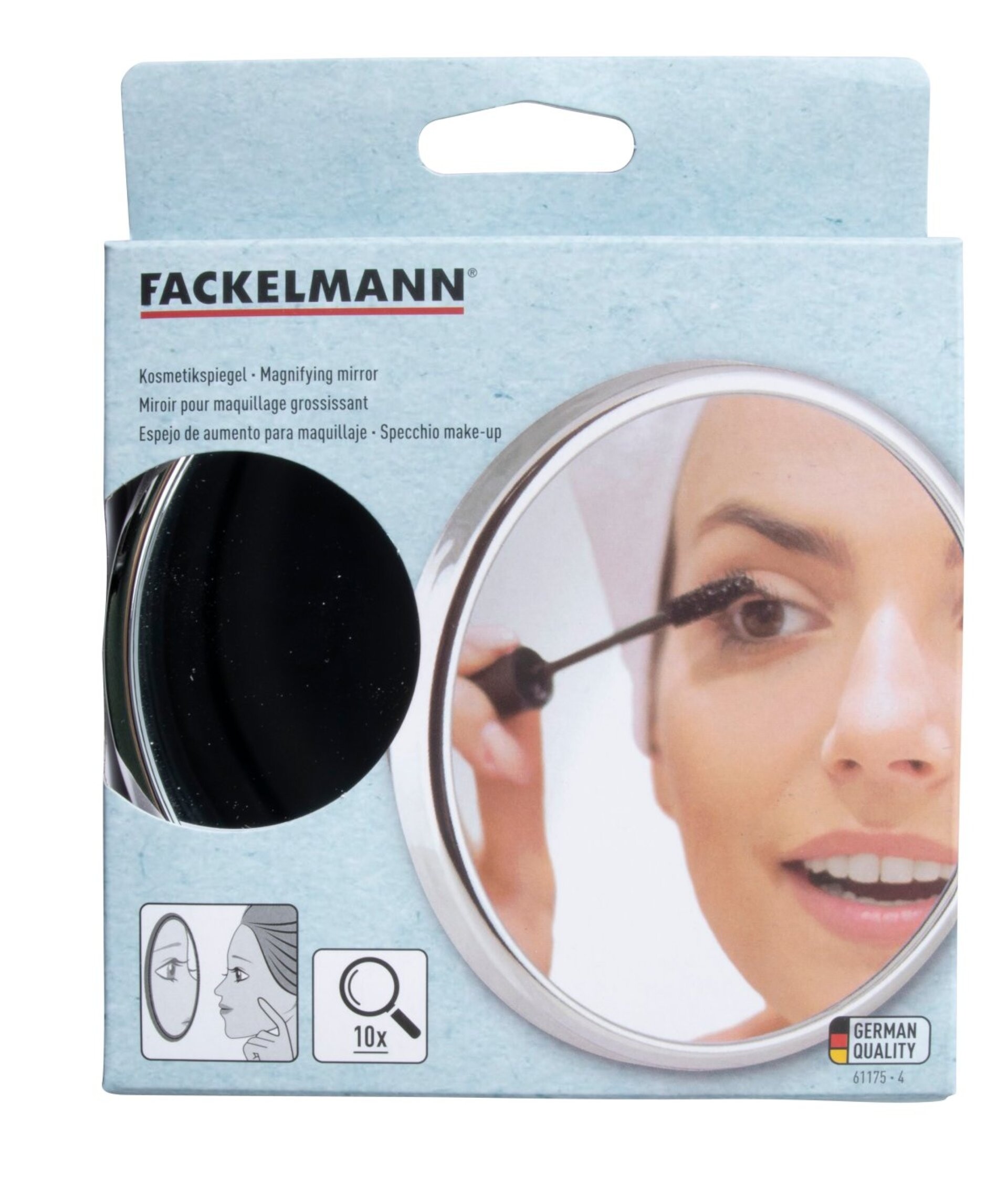 Fackelmann Kosmetikspiegel 13 cm, 10-fach Fackelmann Kosmetikspiegel 13 cm, 10-fach